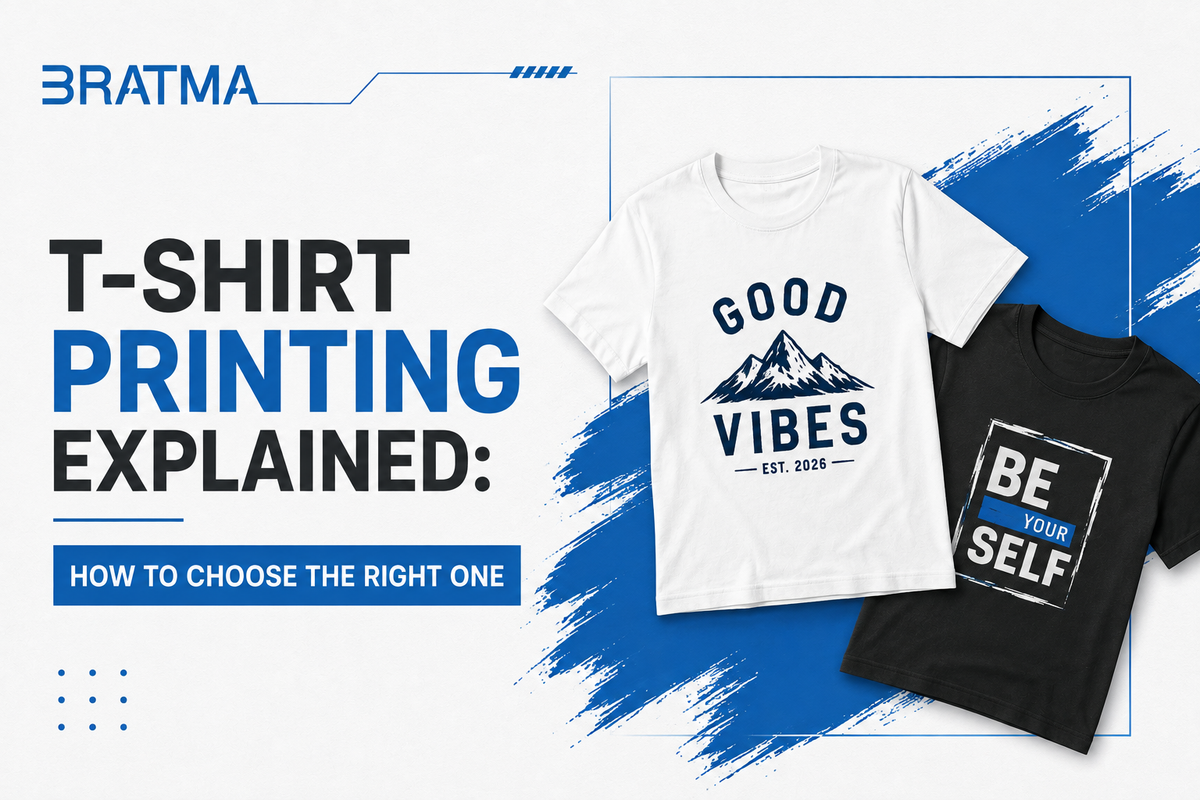 T-Shirt Printing Explained: Methods, Materials, and How to Choose the Right One