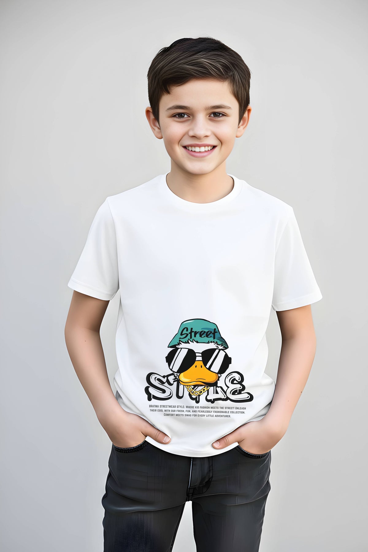 Stylish Boys & Girls Graphic Print Pure Cotton T-shirt