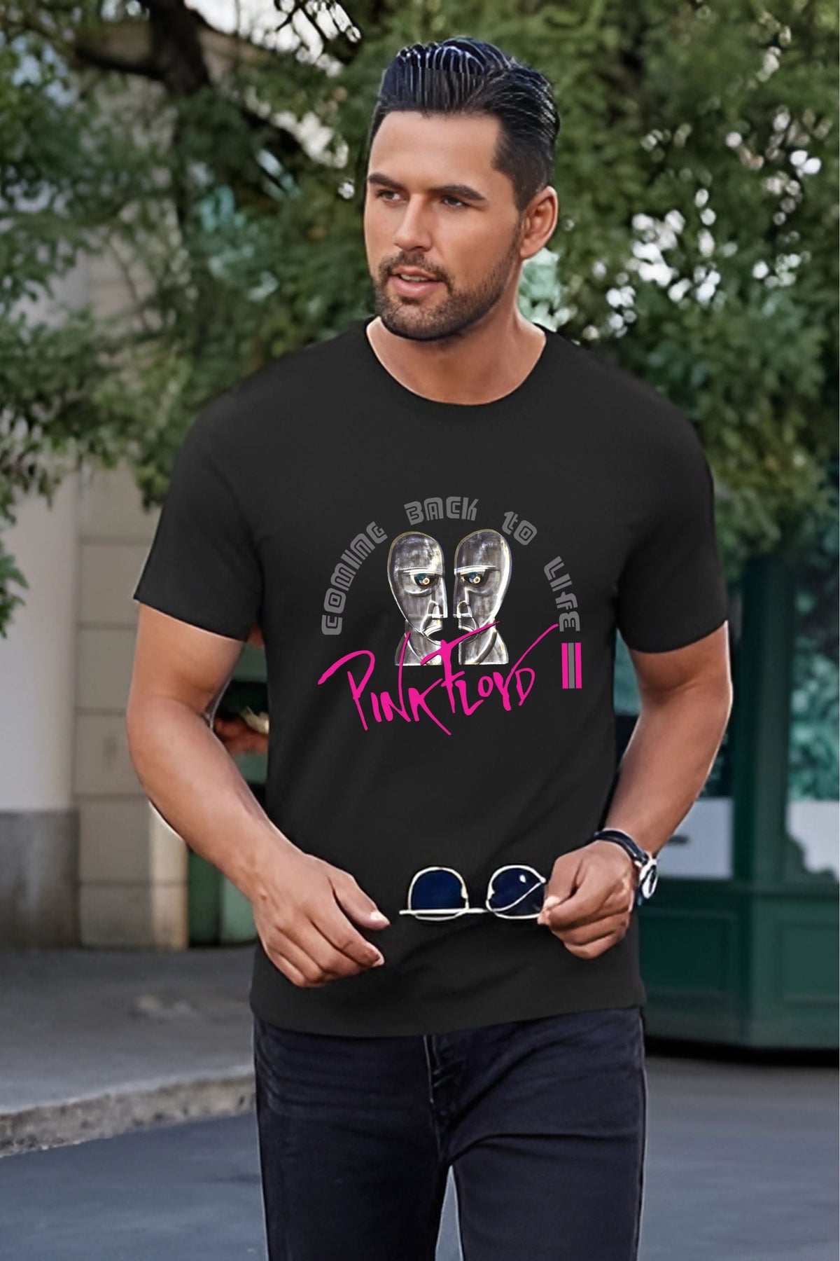 Pink Floyd Coming Back to Life T-Shirt, Unisex Cotton, Black