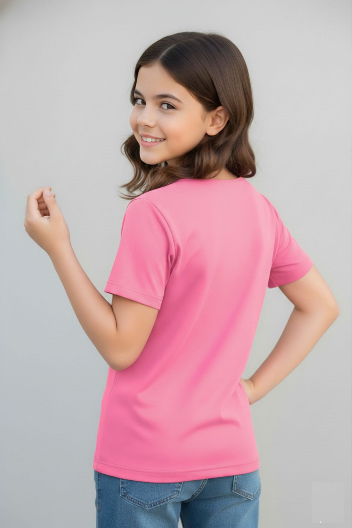 Girl Typography Graphic Printed Pure Cotton T-shirt