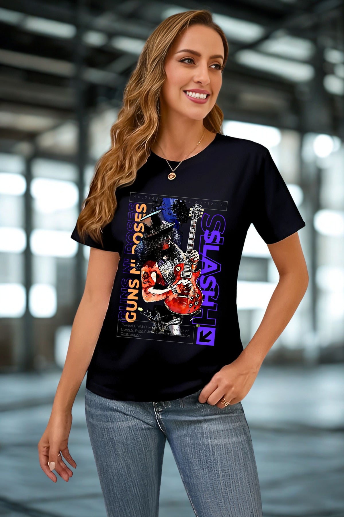 Guns N Roses Poster Printed Tshirt