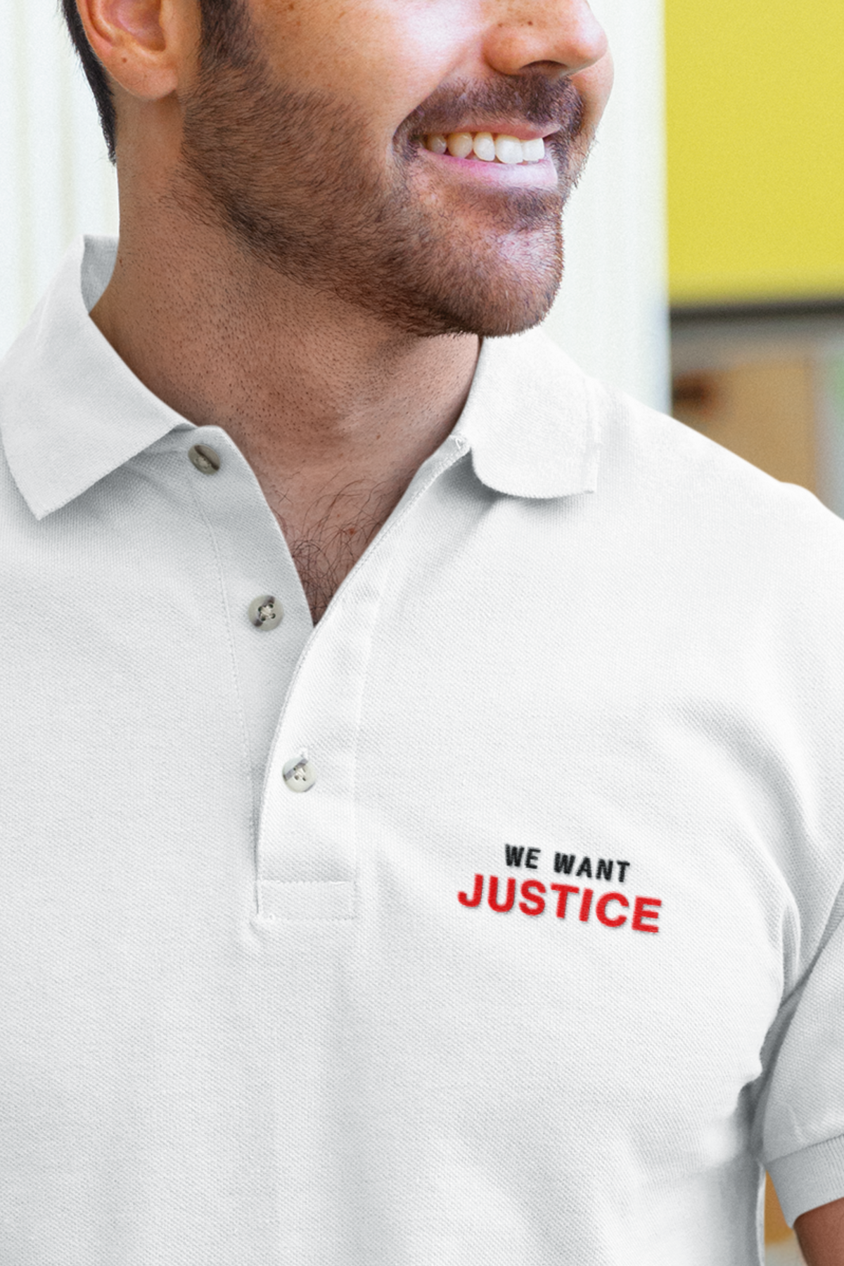 We Want Justice Polo T-shirt