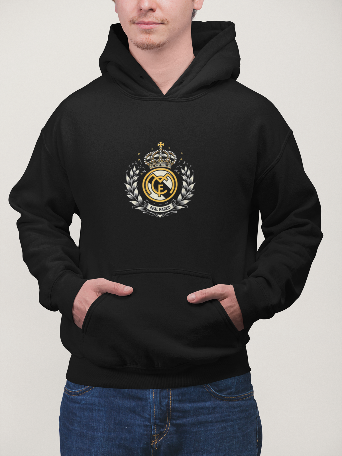 REAL MADRID PRINTED HOODIE FOR UNISEX