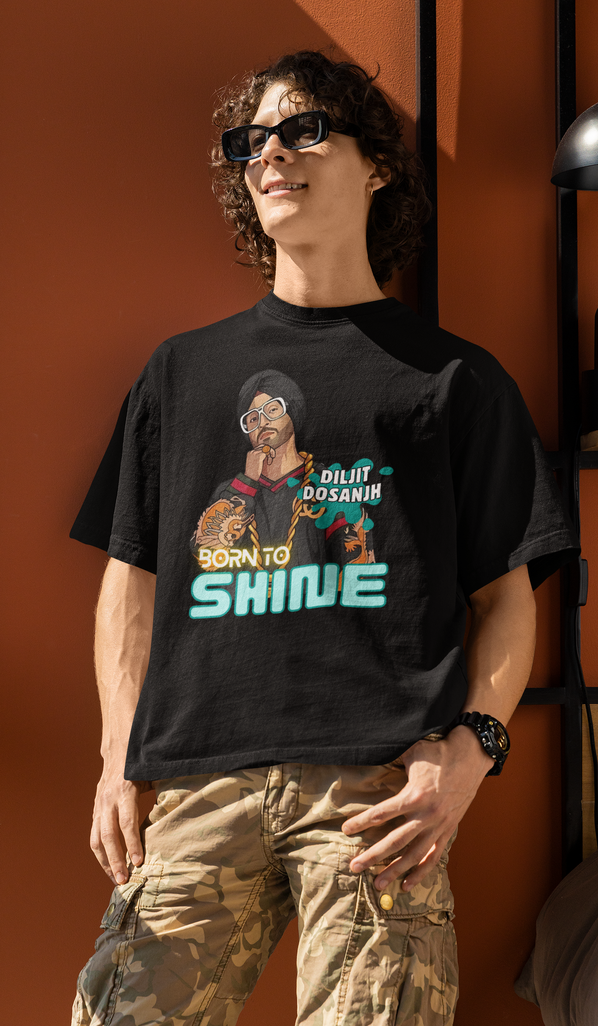 Diljit Dosanjh - Born To Shine T-shirt For Unisex