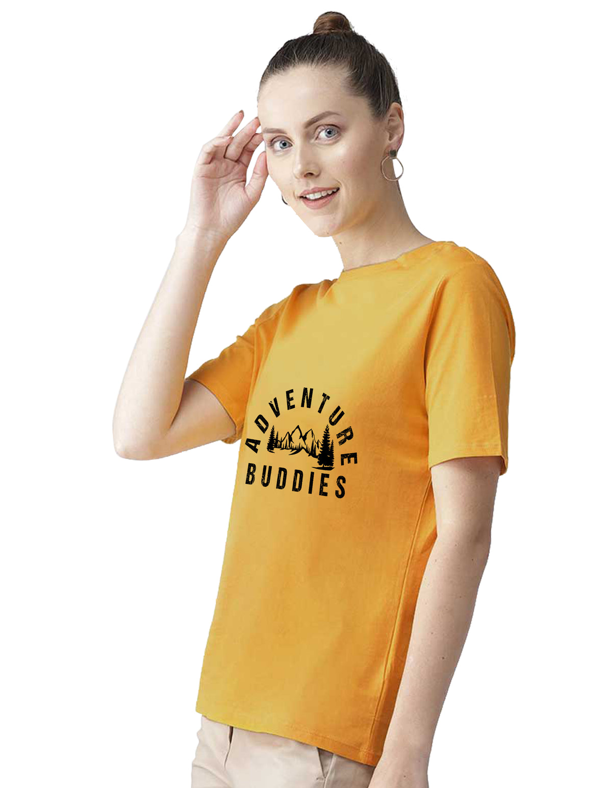Custom T-Shirt Printing in Kolkata #Color_Mustard
