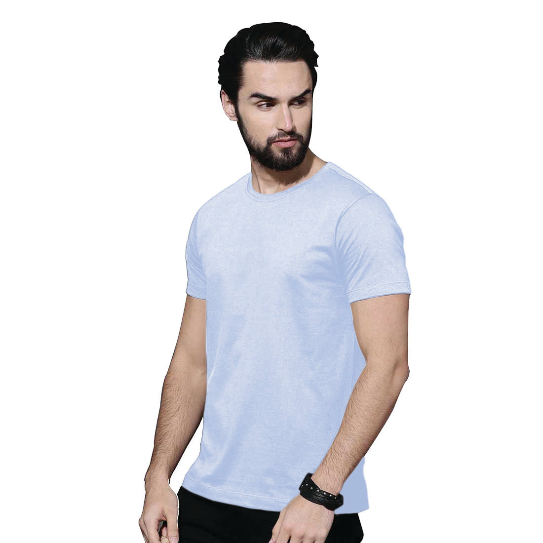 Plain Pure Cotton T-Shirt For Men