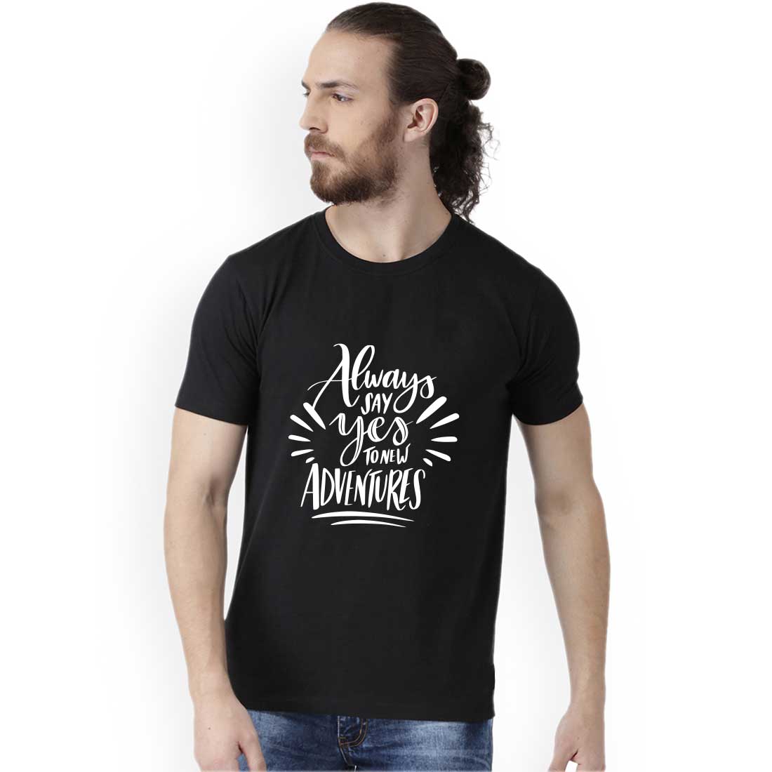 Printed T-Shirts Hoodies For Men & Women #color_black