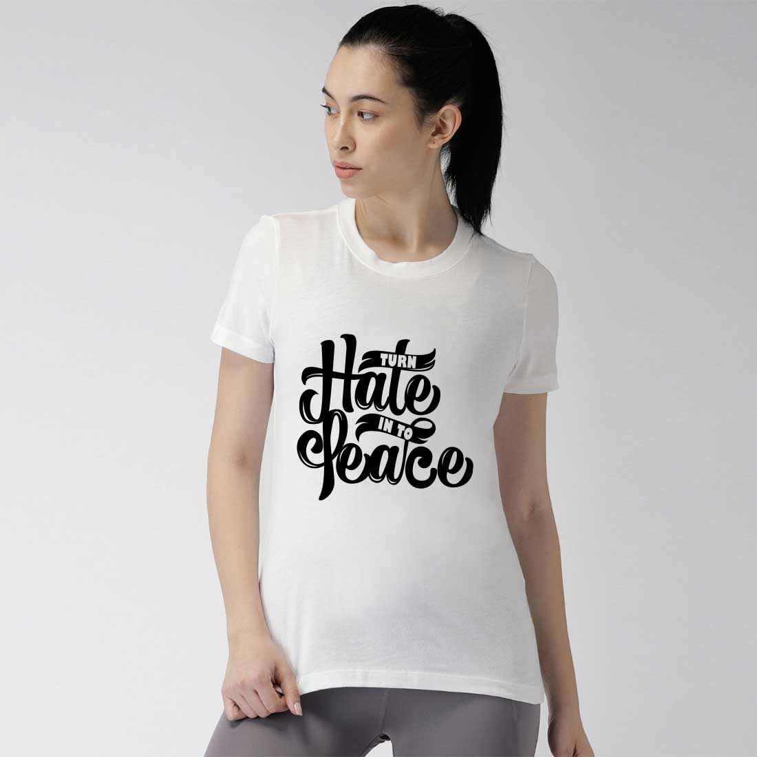 Printed & Quoted Women T-Shirt