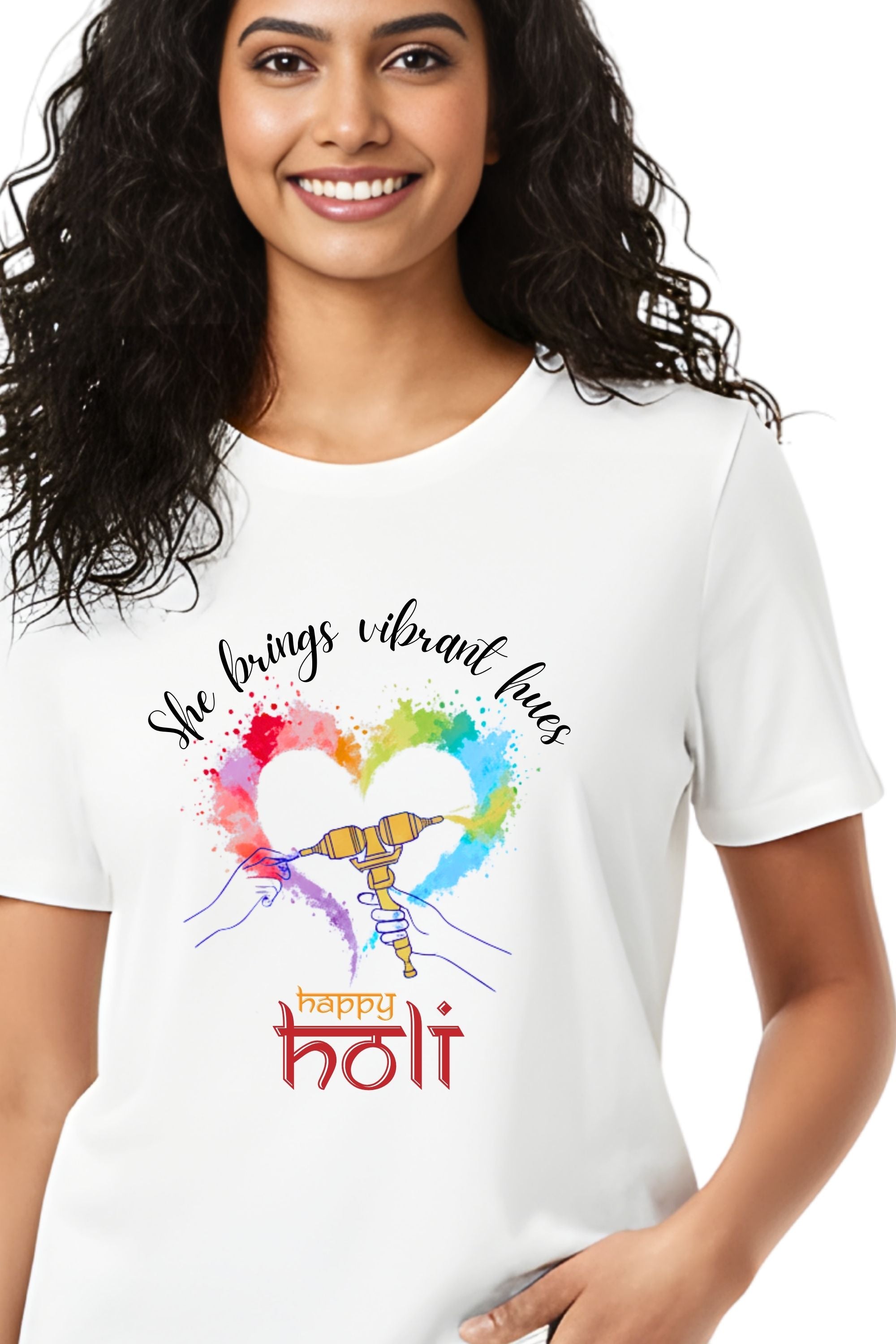 COUPLE TSHIRT FOR POLYESTER HOLI