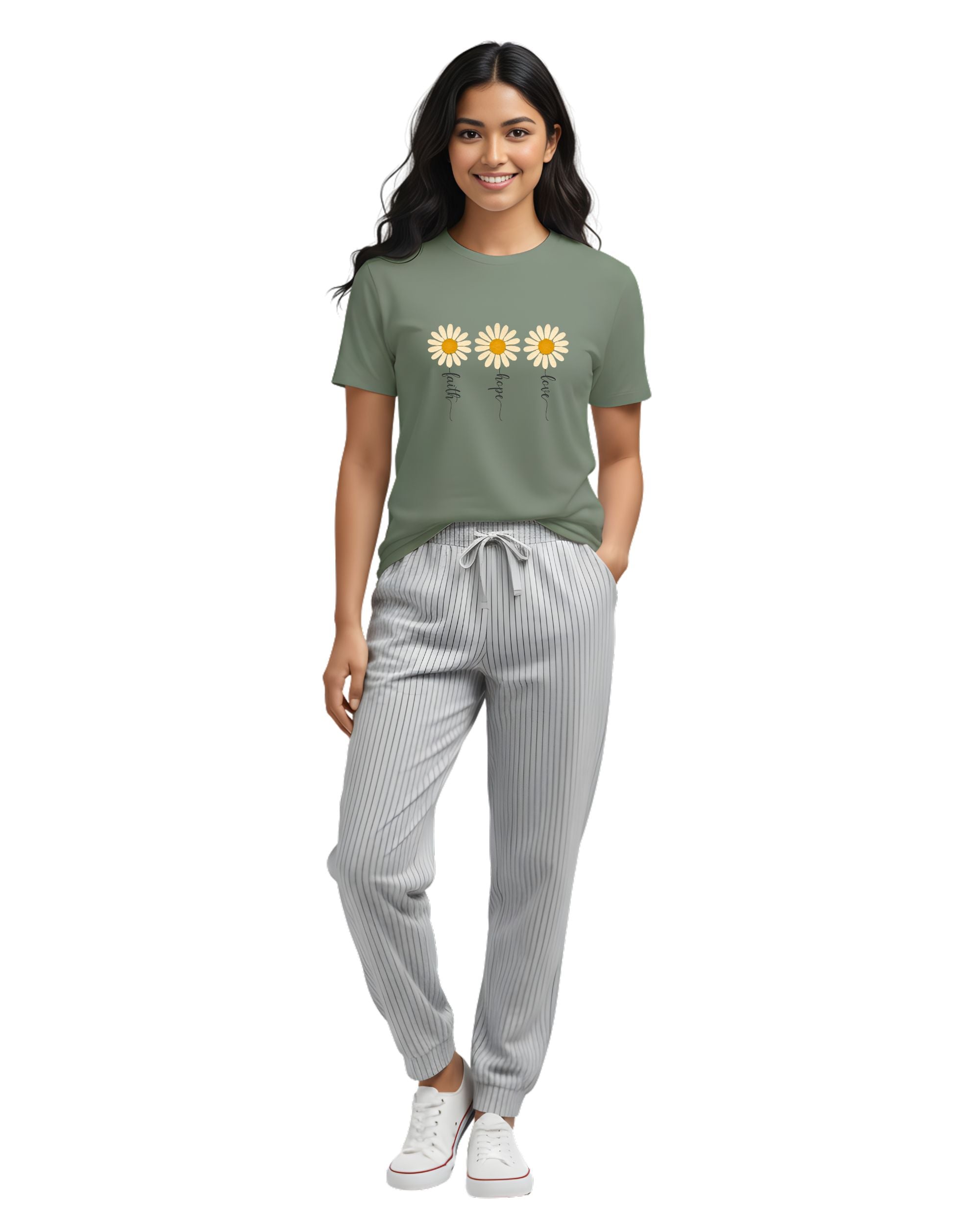 Women graphic print pure cotton 180gsm tshirt
