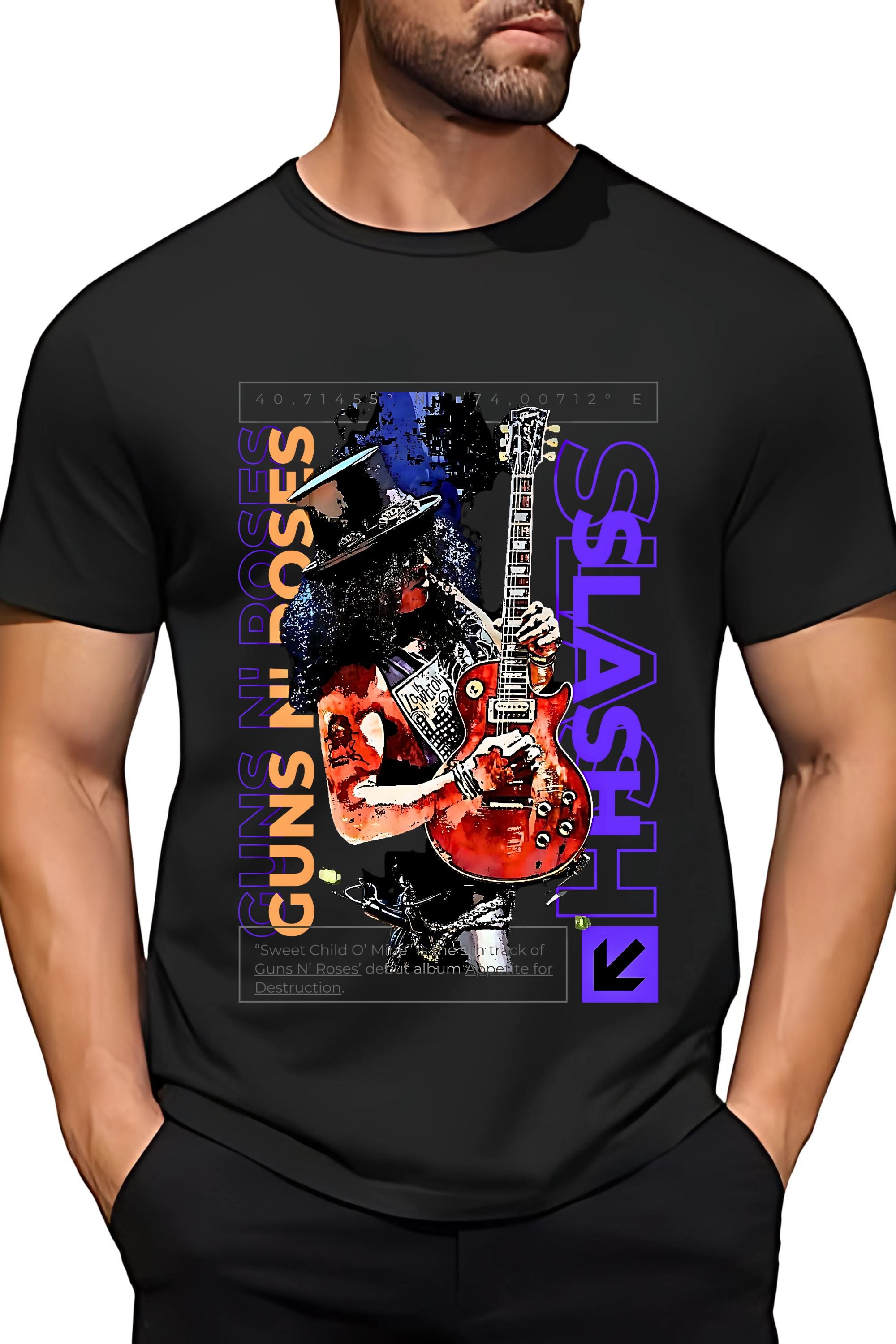 Guns N Roses Poster Printed Tshirt