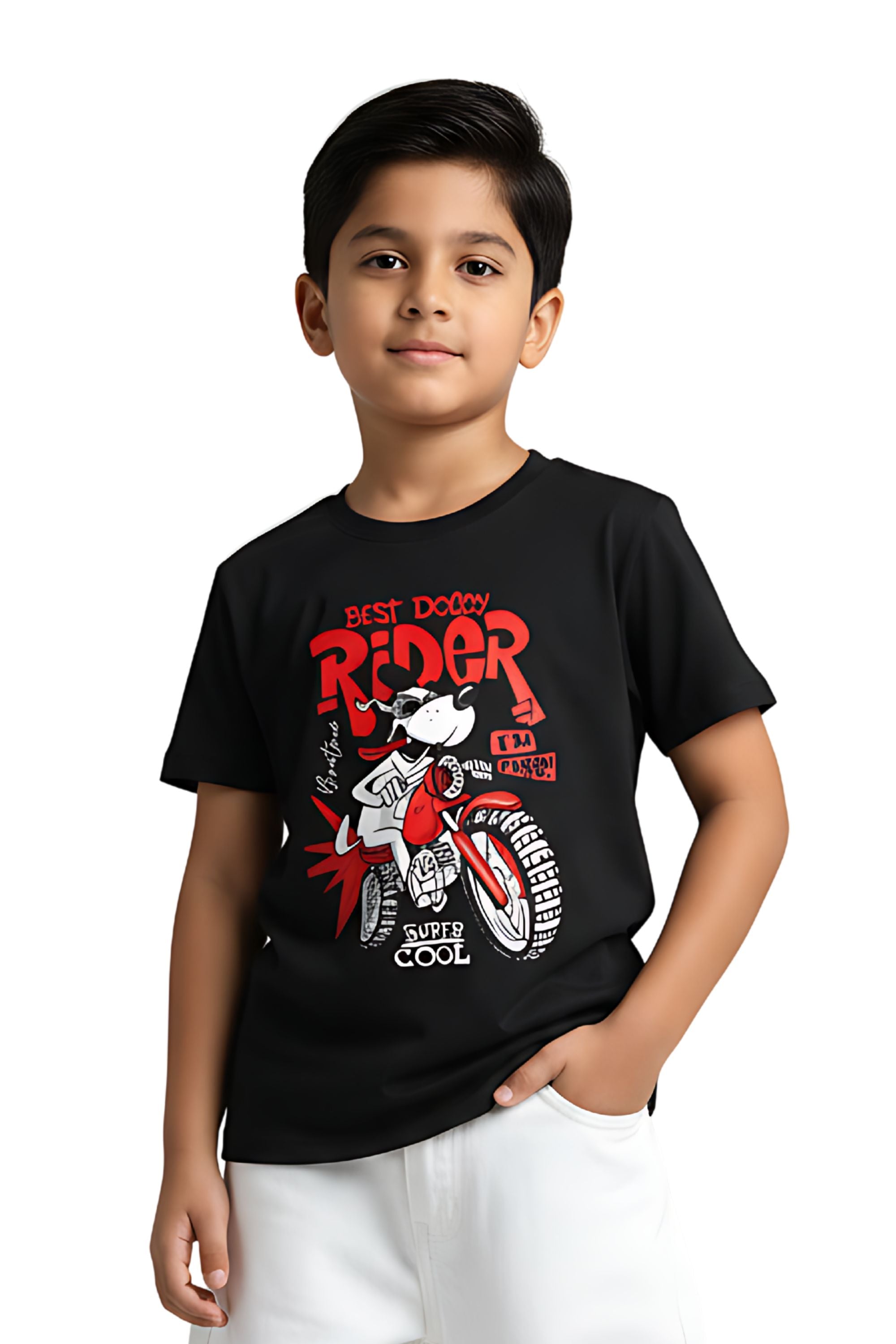 Boys Graphic Print Cotton T-shirt