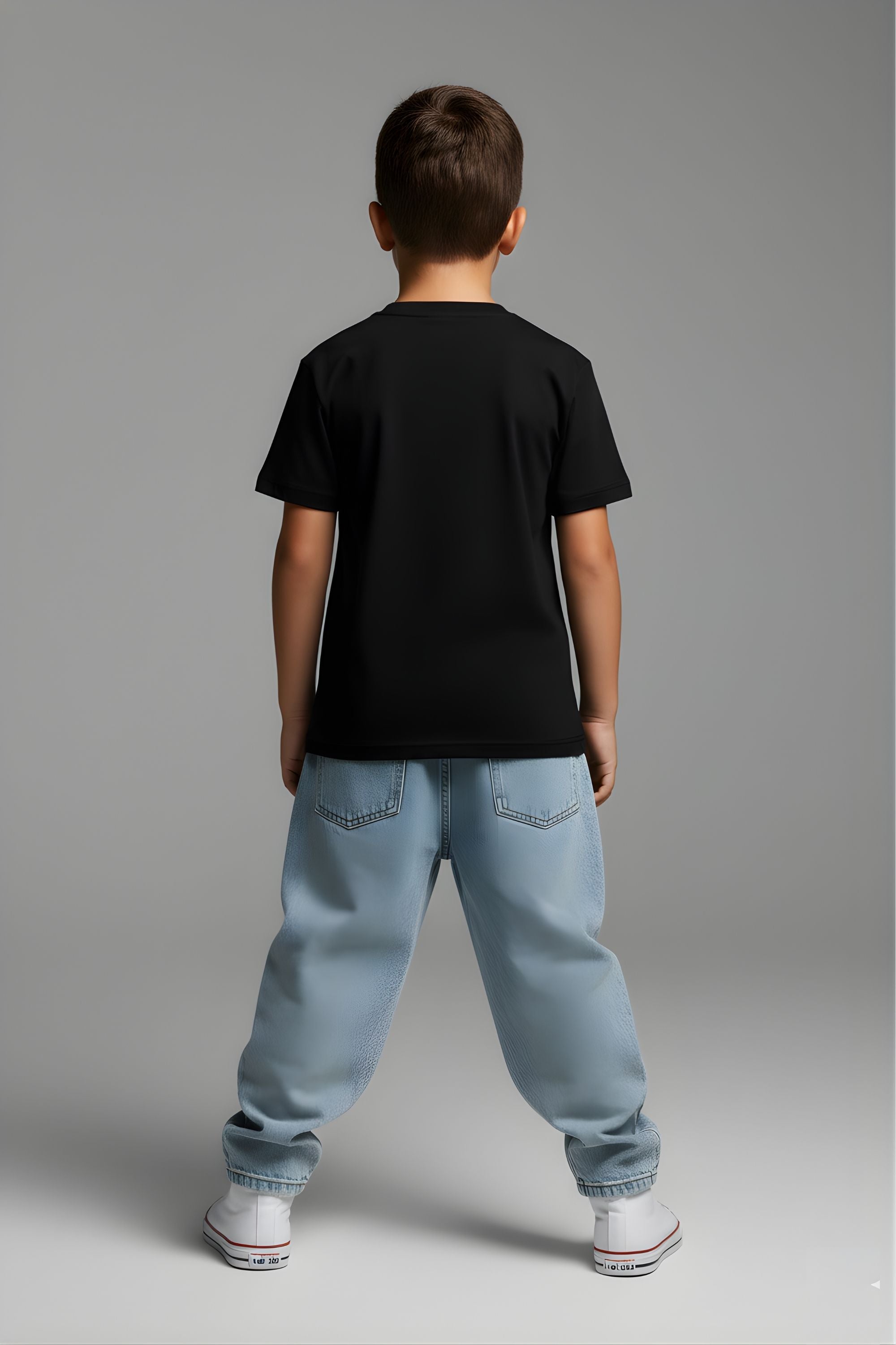 Boys & Girls Typography Graphic Pure Cotton T-shirt