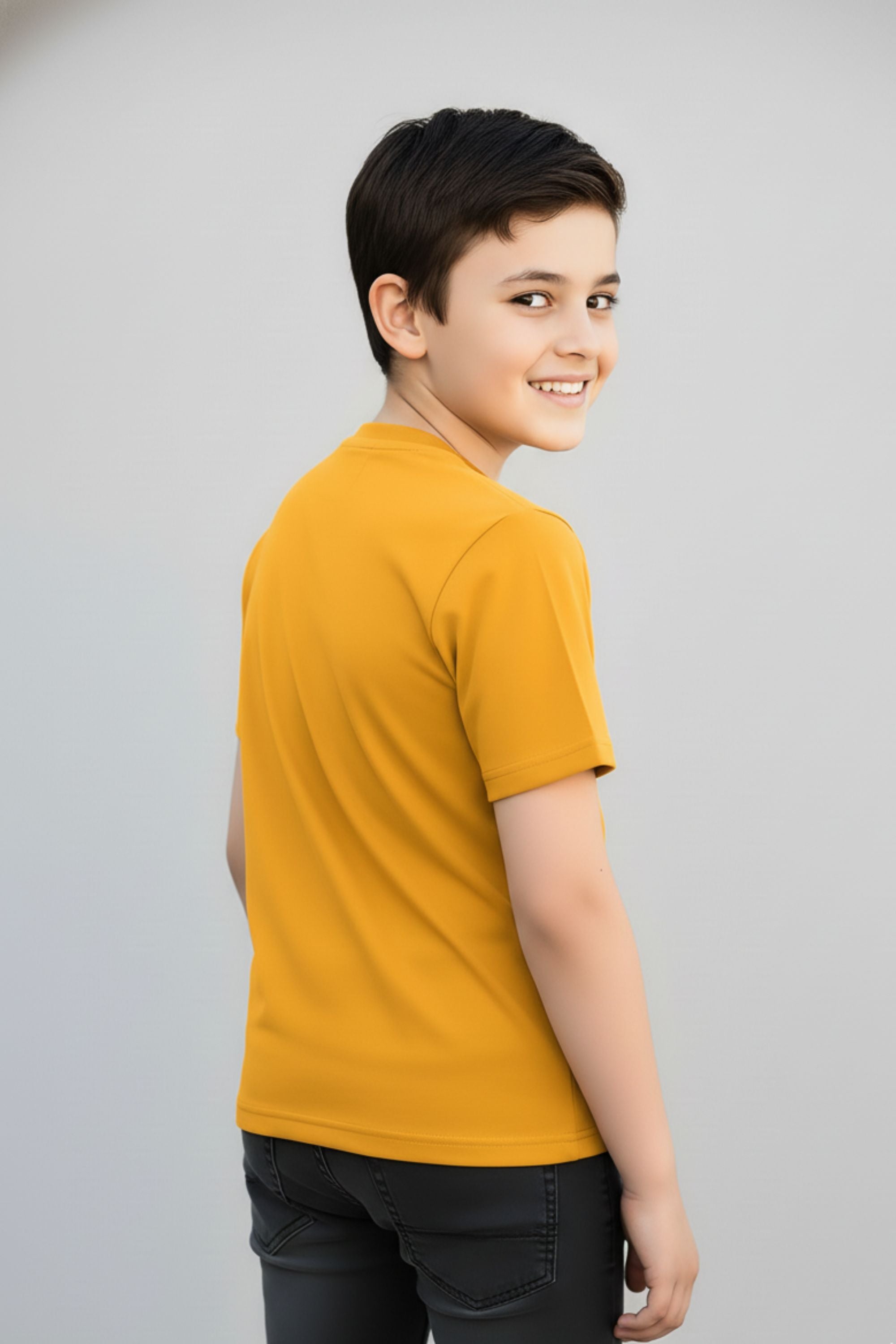 Boys & Girls Graphic Print Pure Cotton Regular T-shirt