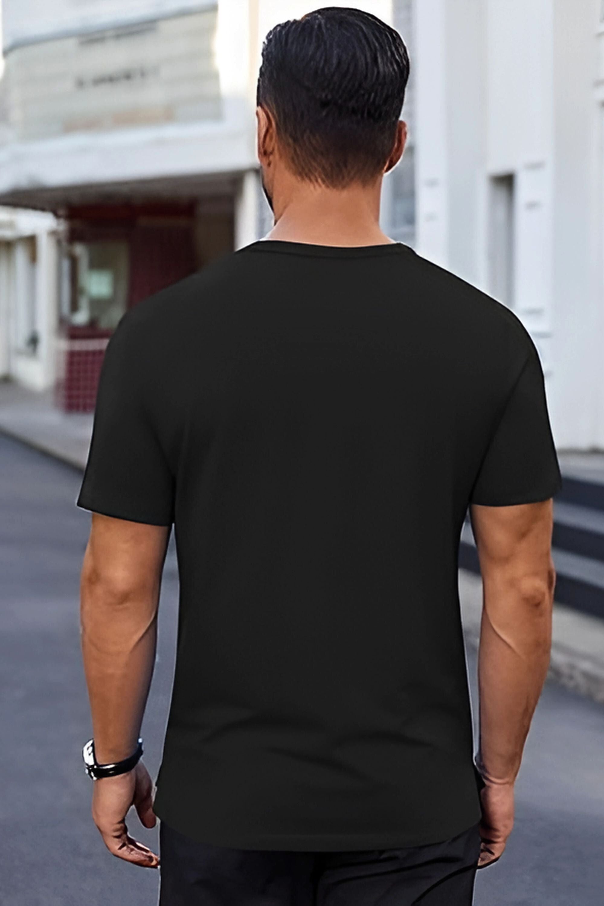 BRATMA Cricket Legend Dhoni Graphic T-Shirt, Legends Don't Retire from Heart Print, Black Cotton Round Neck, Sports Fan Wear