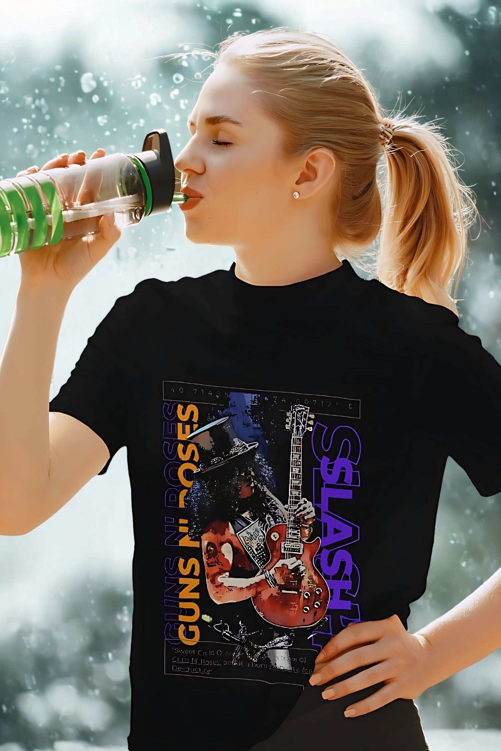 Guns N Roses Poster Printed Tshirt