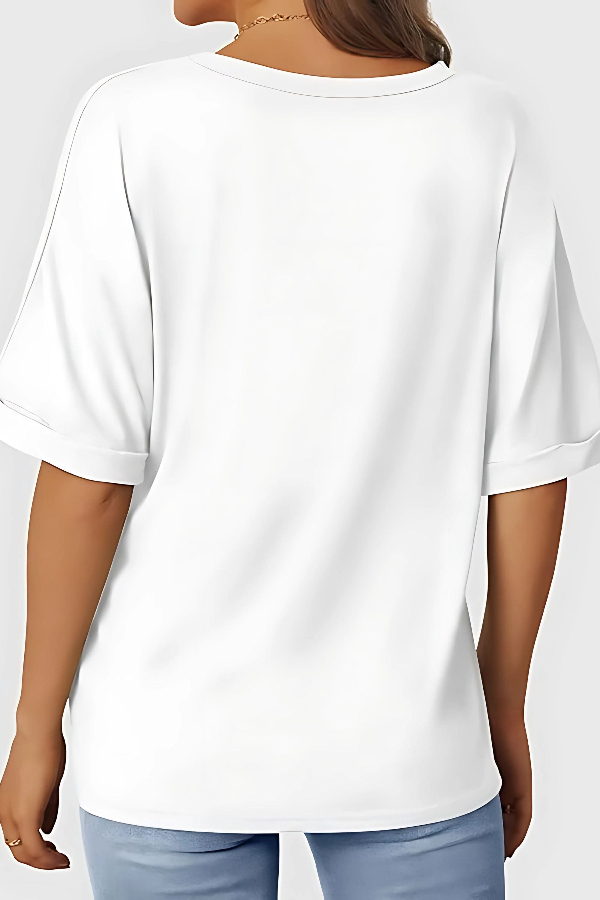 Queen Band Graphic Oversize T-Shirt, The Show Must Go On Print, White Cotton, Short Sleeve