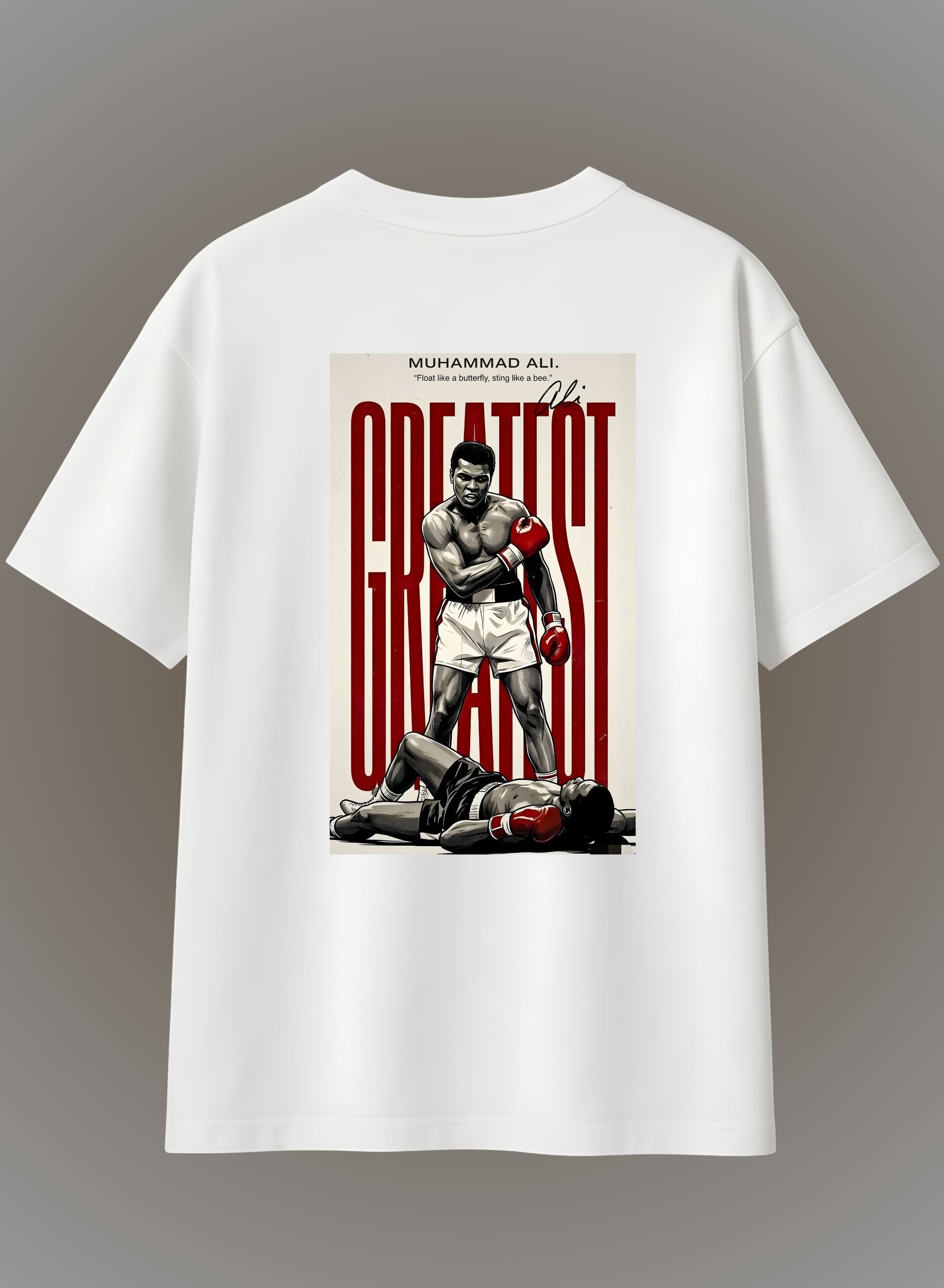 BRATMA Men Graphic Print, Typography Round Neck Pure Cotton White T-Shirt