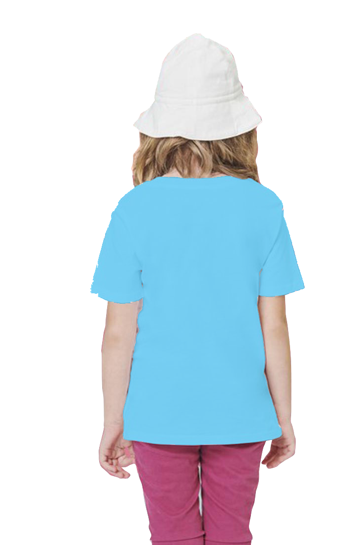 girls Printed T-Shirt for Durga Puja