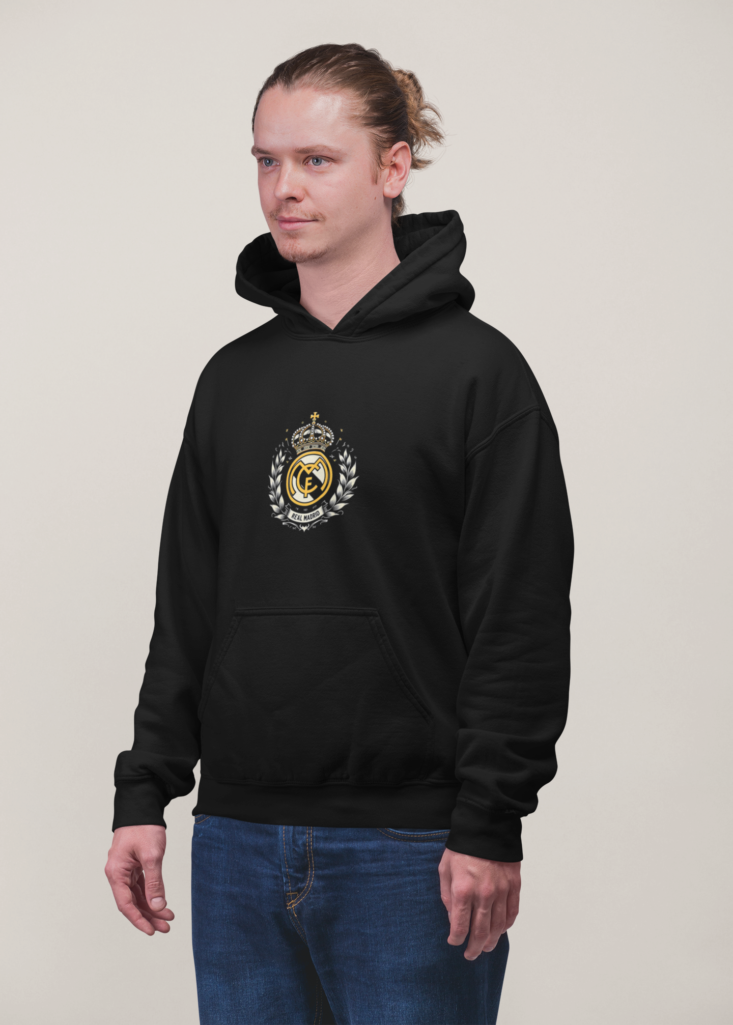 REAL MADRID PRINTED HOODIE FOR UNISEX