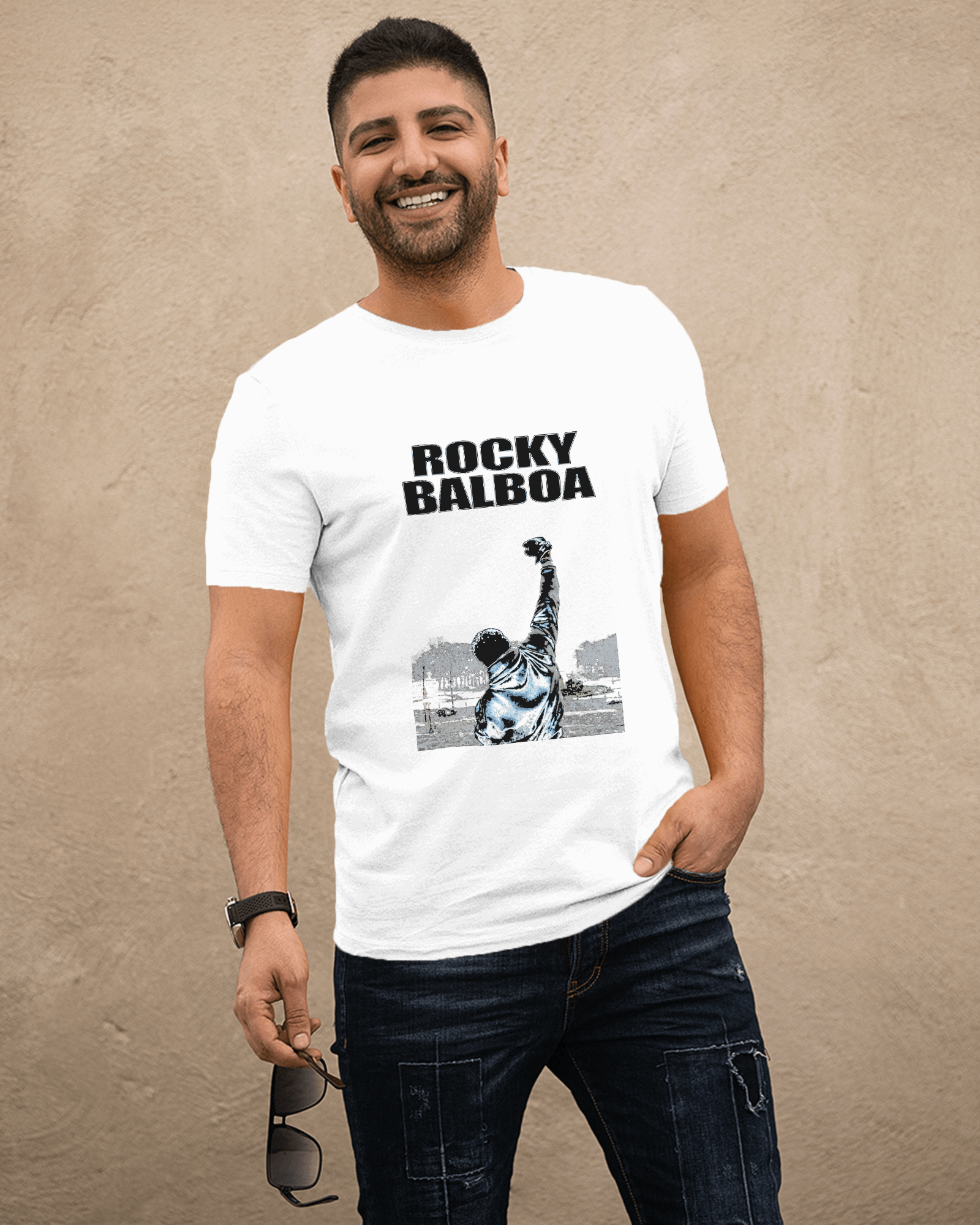 Rocky Vintage T-Shirt for Men