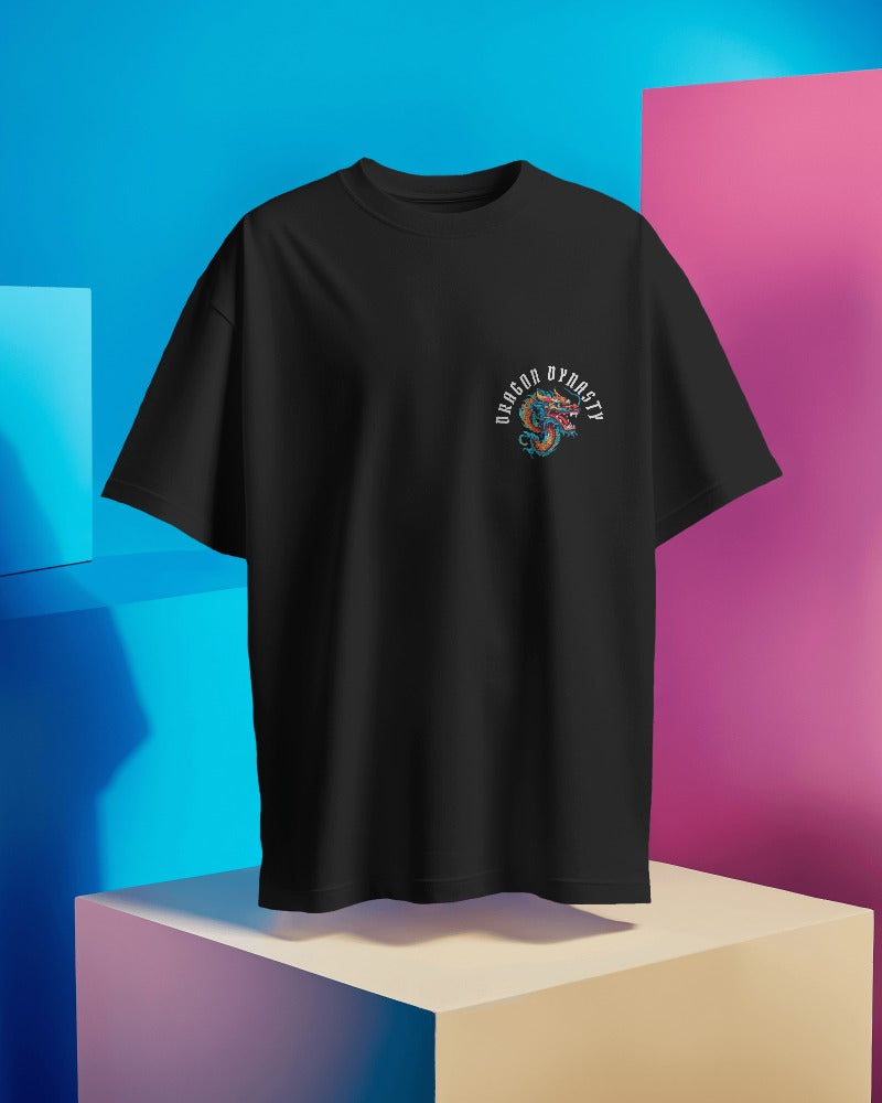dragon bothside printed tshirt