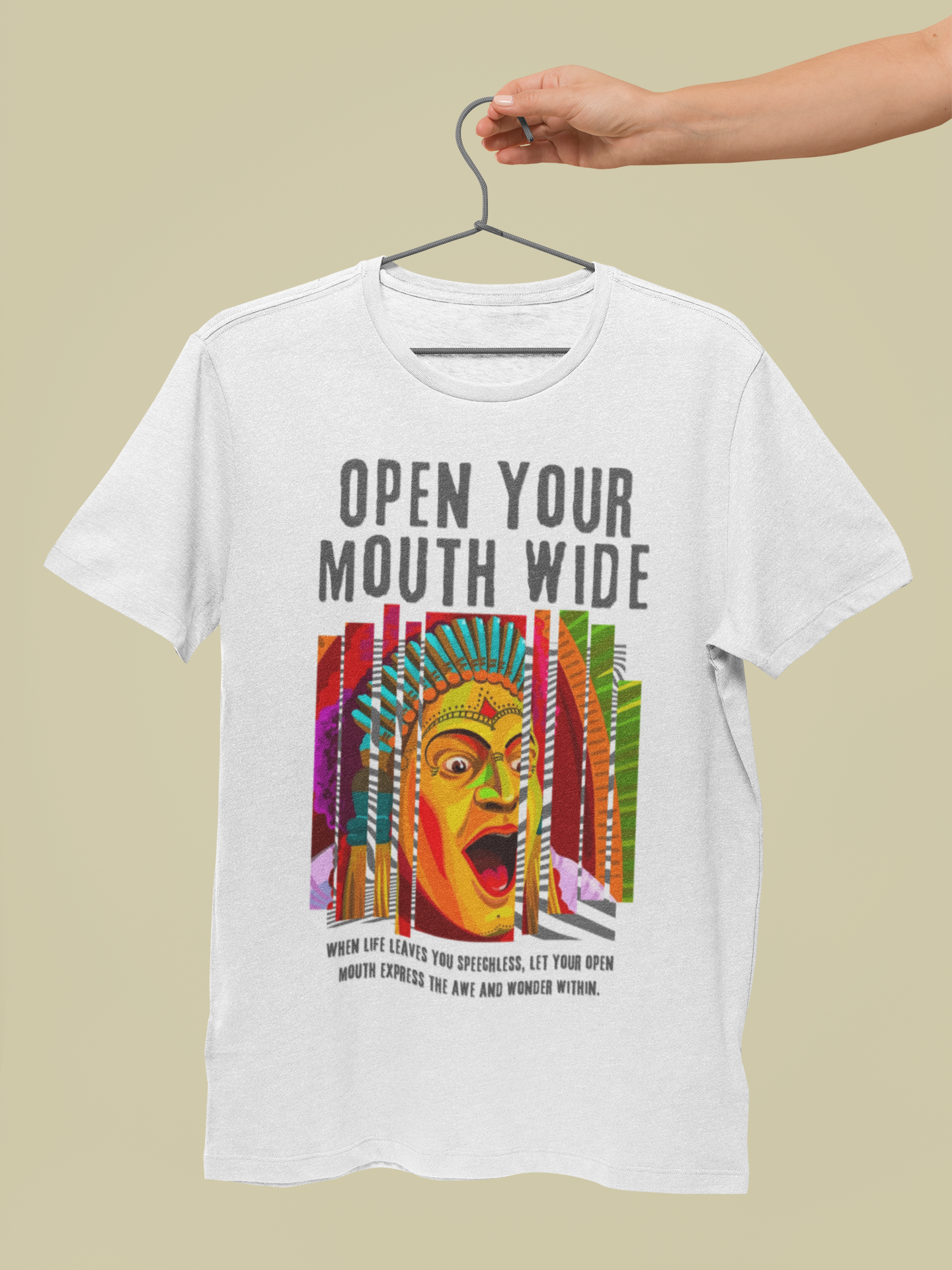 Kantara Face printed Tshirt