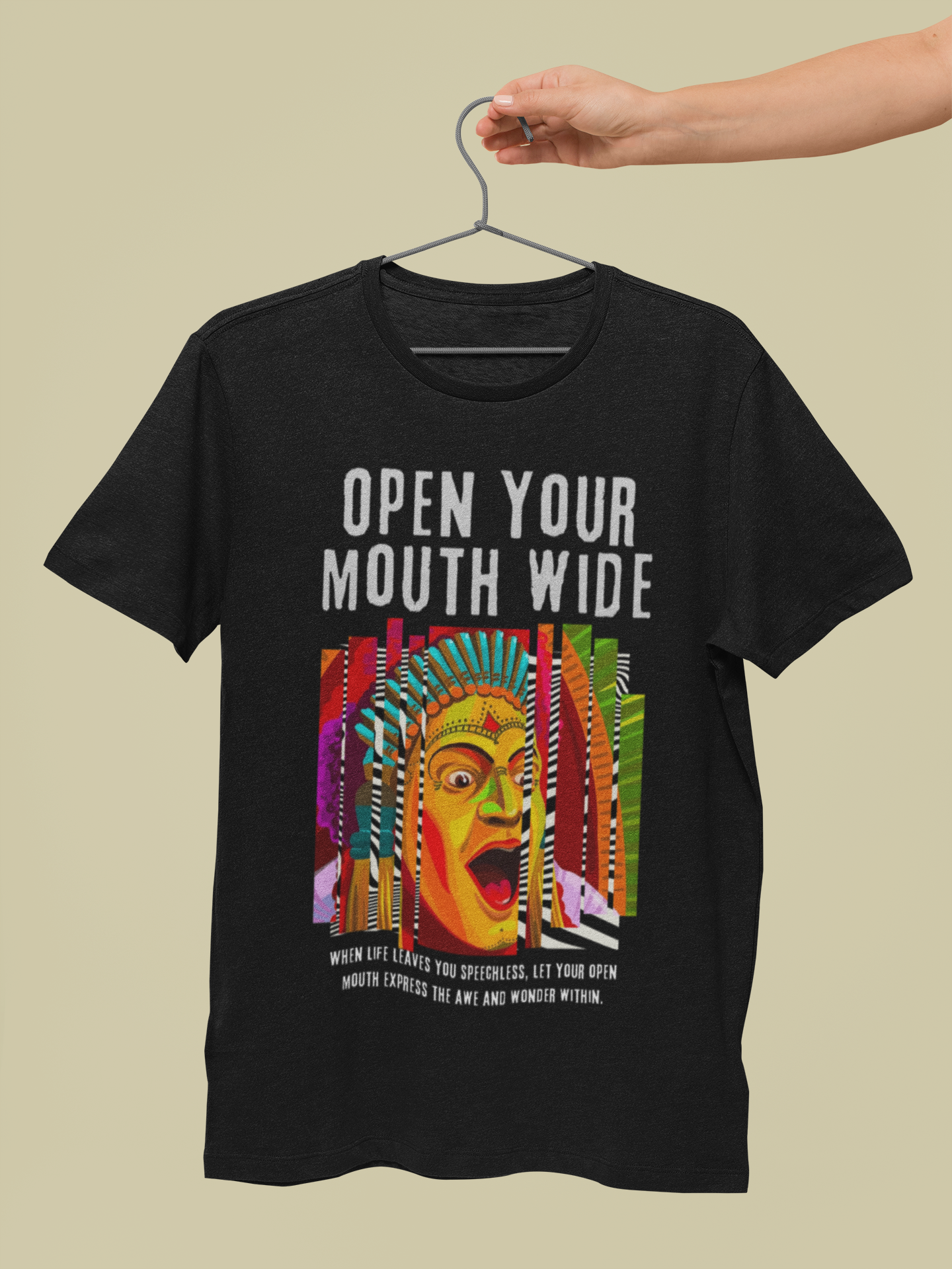 Kantara Face printed Tshirt