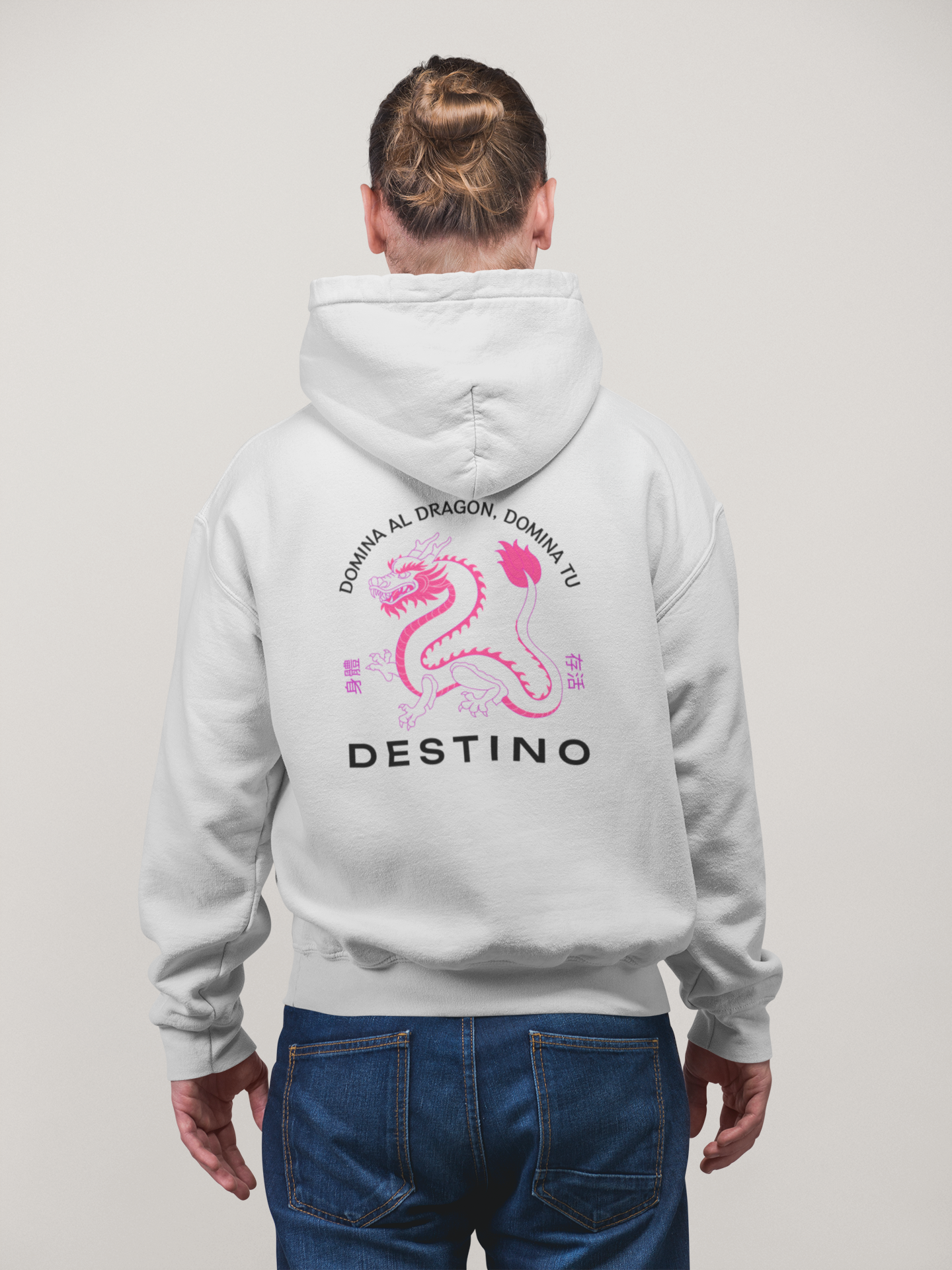 DRAGON GRAPHICS FRONT BACK PRINTED HOODIE FOR UNISEX