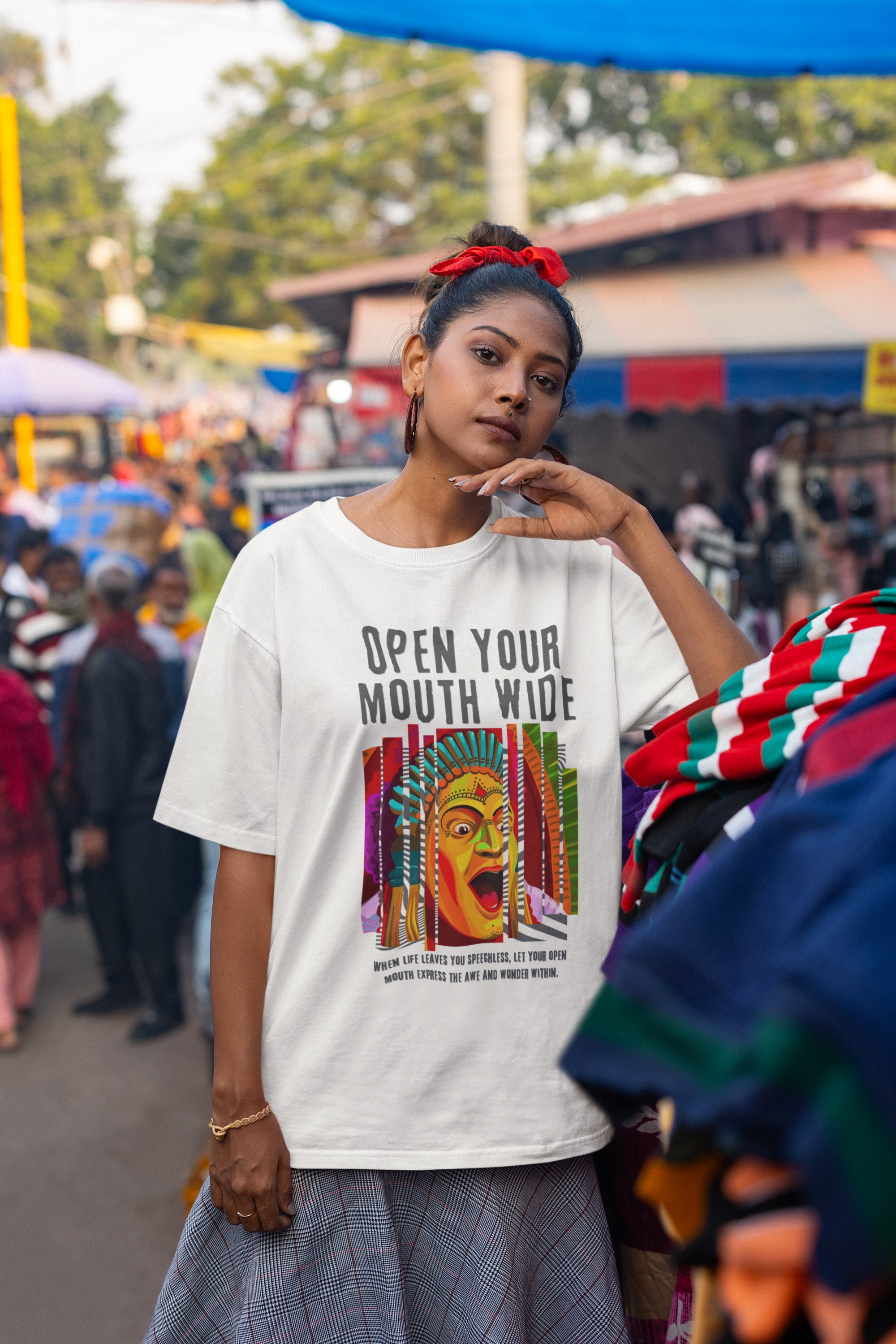 Kantara Face printed Tshirt