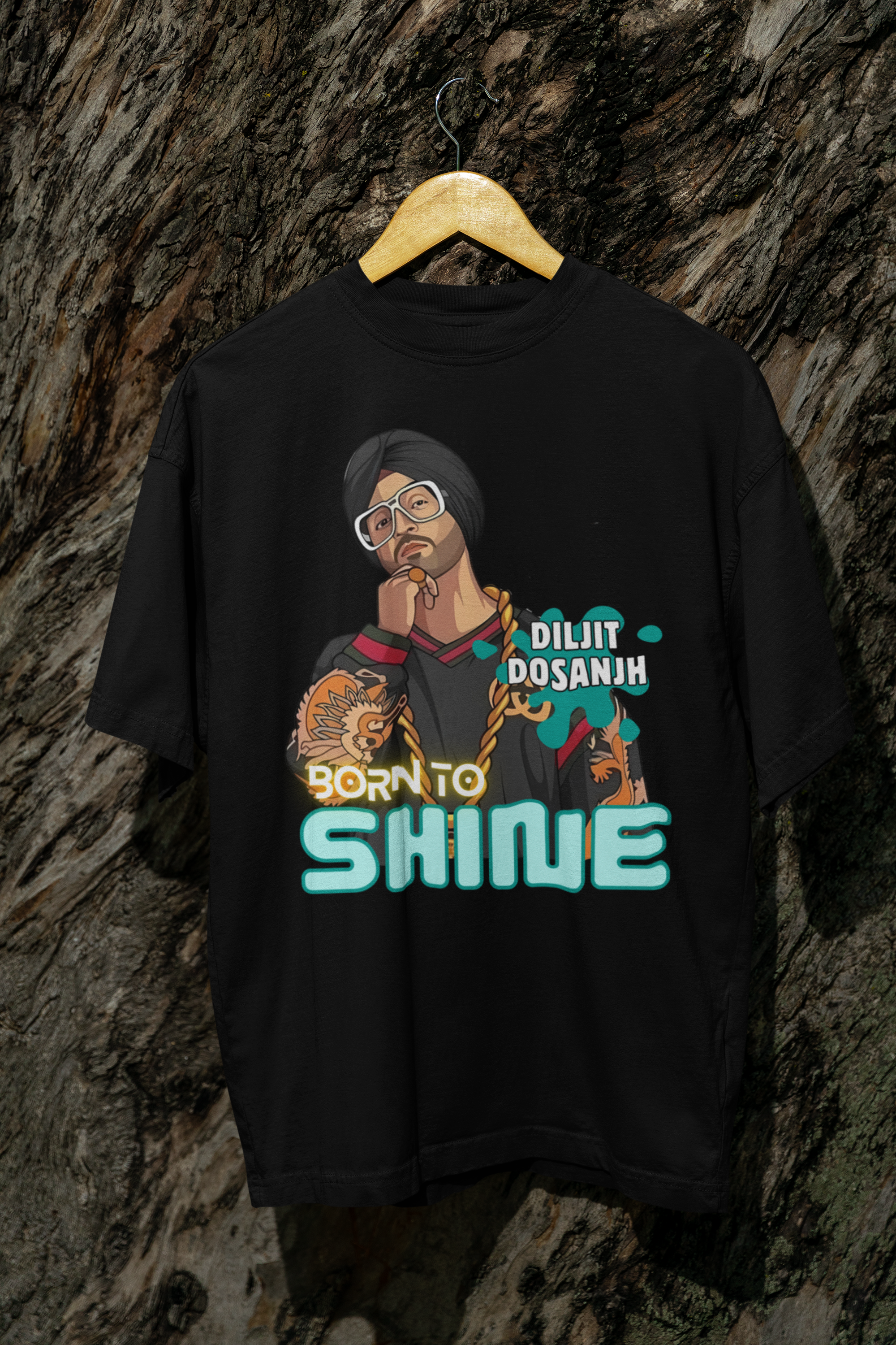 Diljit Dosanjh - Born To Shine T-shirt For Unisex