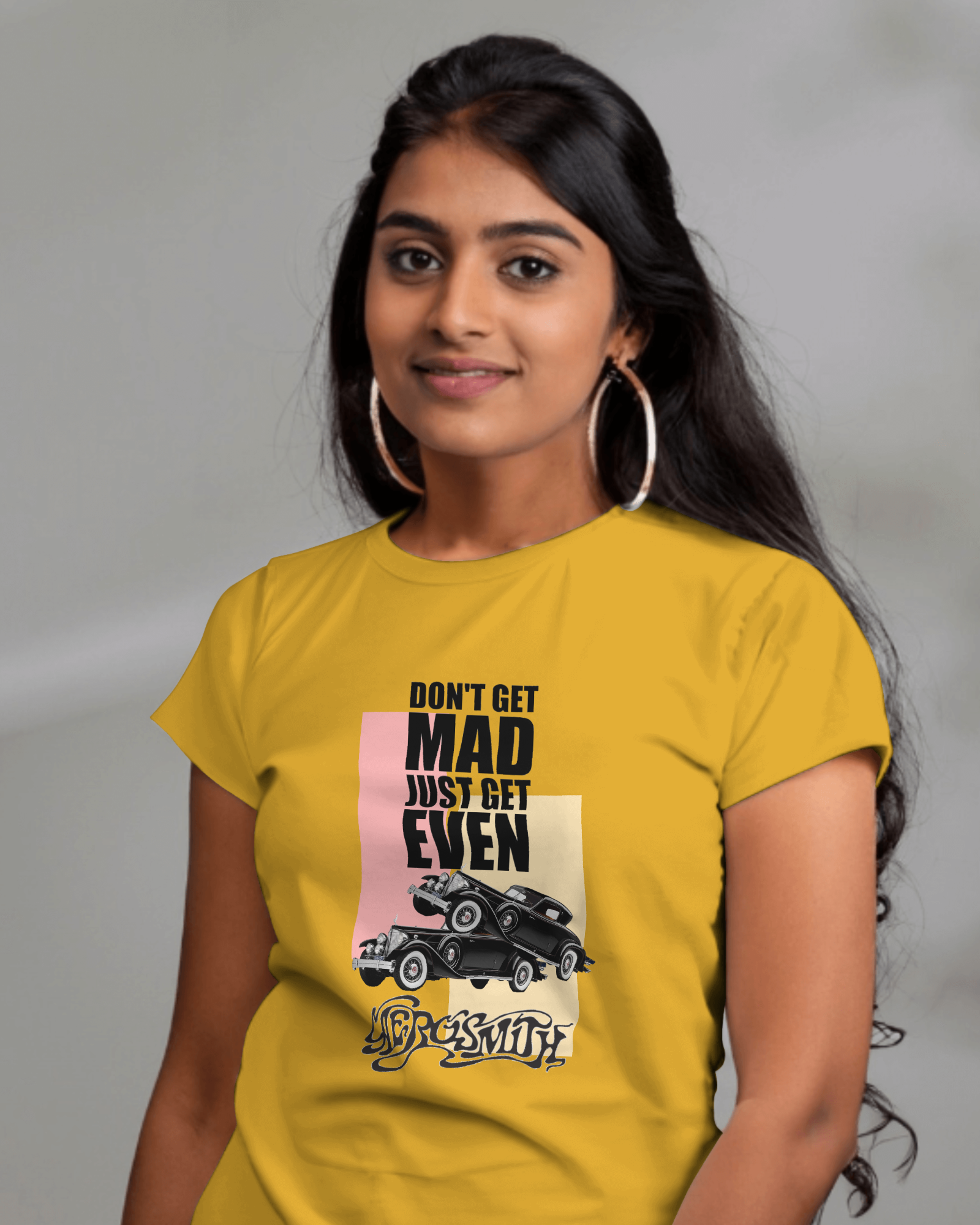 Don't Get Mad - Aerosmith Printed T-Shirt