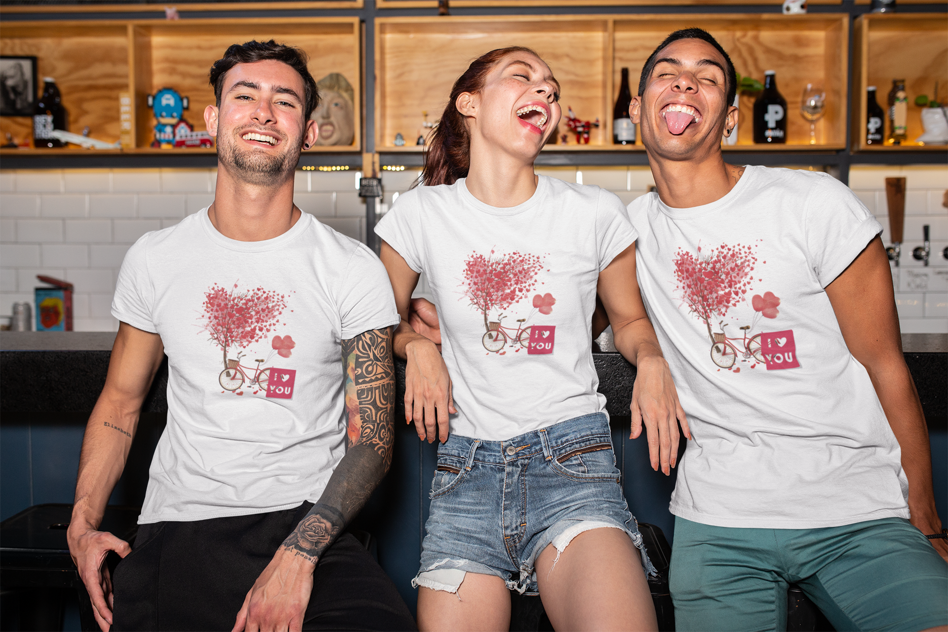 I love you Valentines tshirt Collections by Bratma
