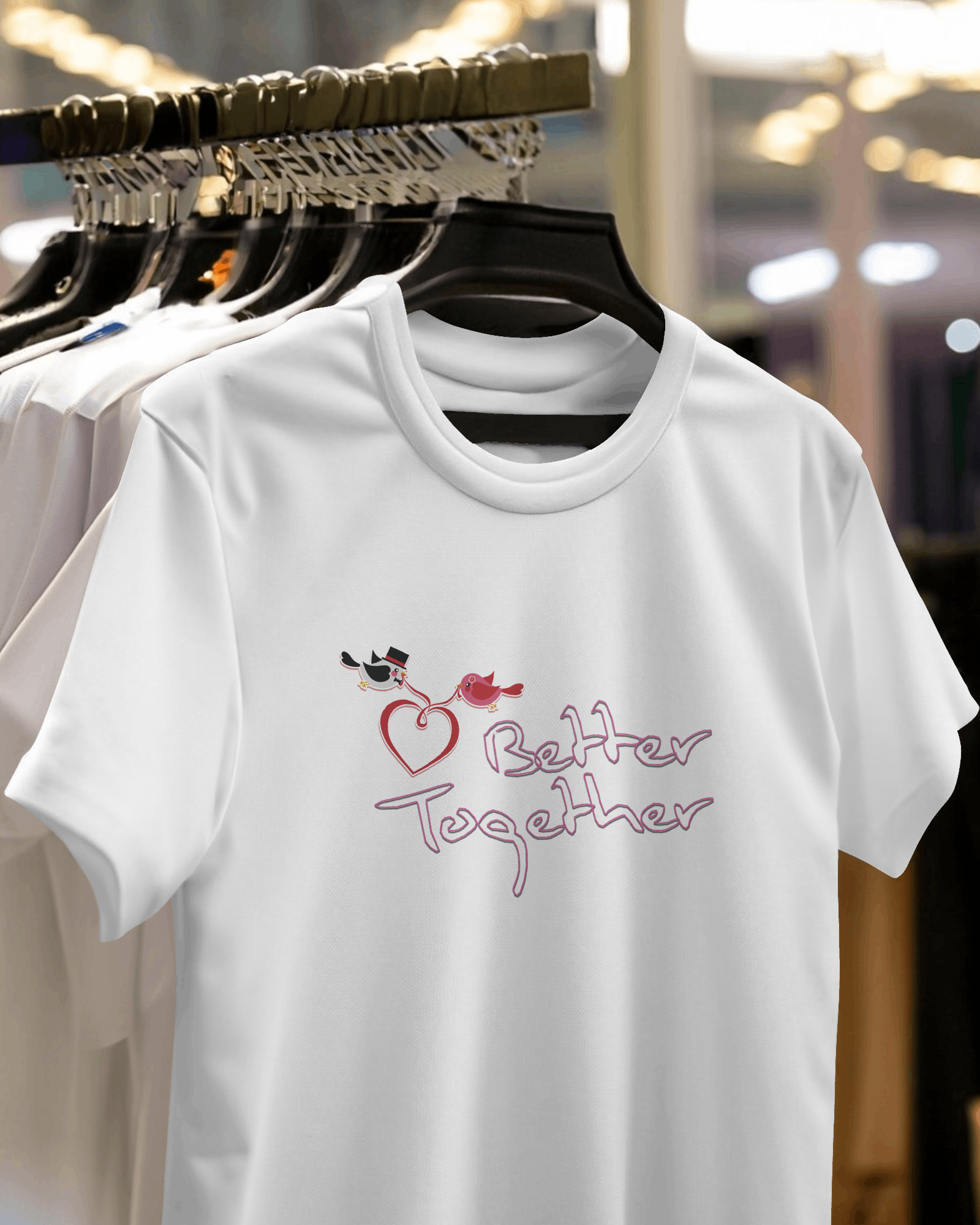 Better together Printed Tshir for Couple