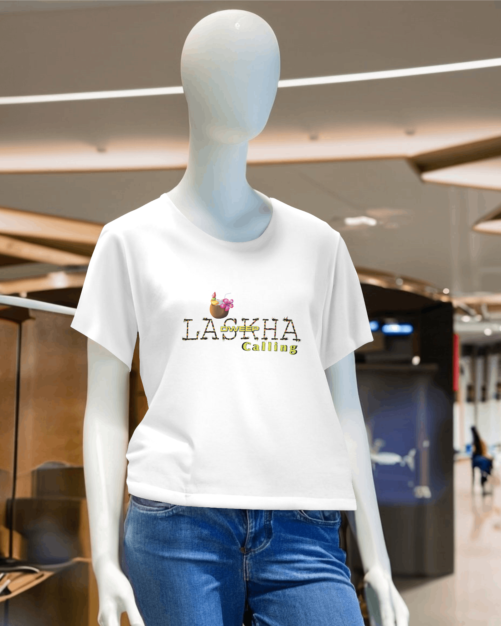 Lakshadweep Calling Tshirt For women