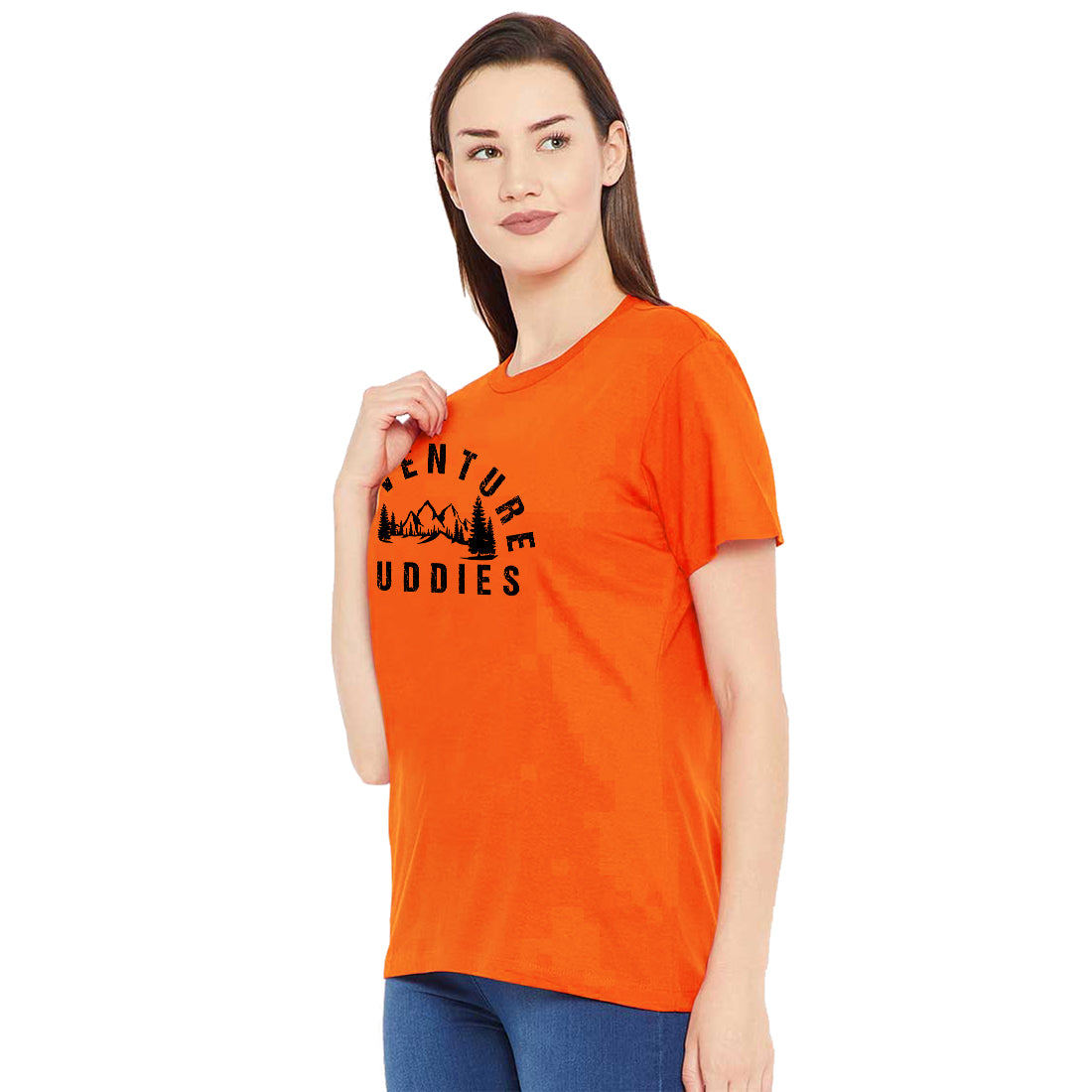 Custom T-Shirt Printing in Kolkata #Color_Orange