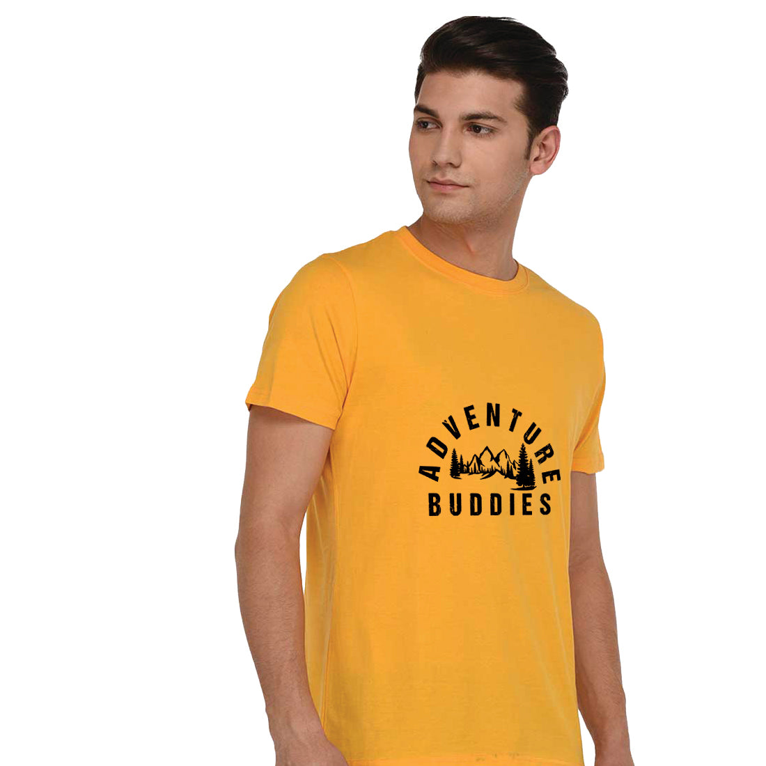 Custom T-Shirt Printing in Kolkata #Color_Mustard
