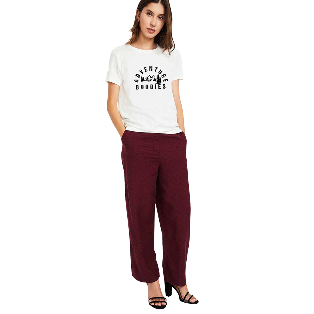 Custom T-Shirt Printing in Kolkata #Color_White