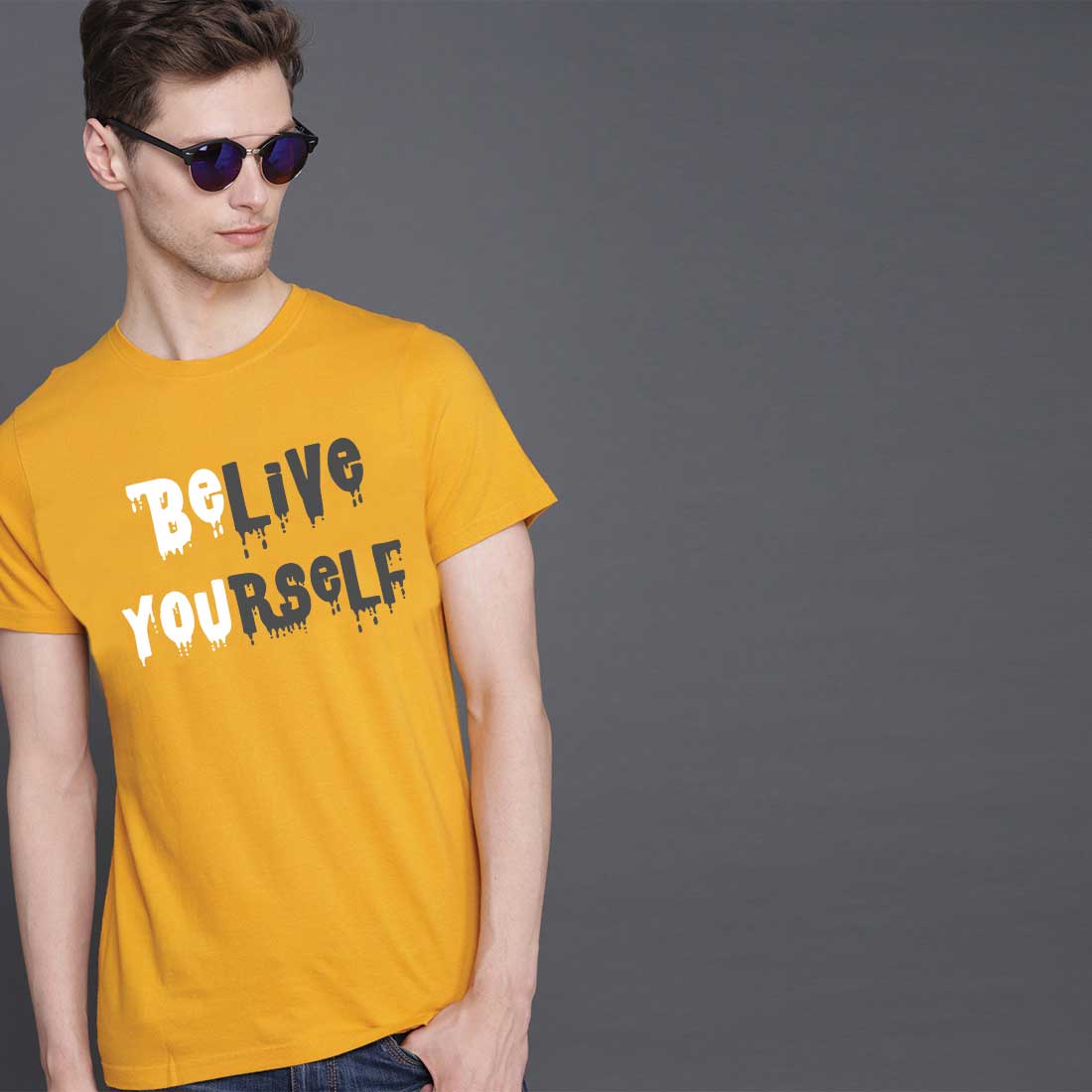 Custom T-Shirt Printing online #color_ mustard