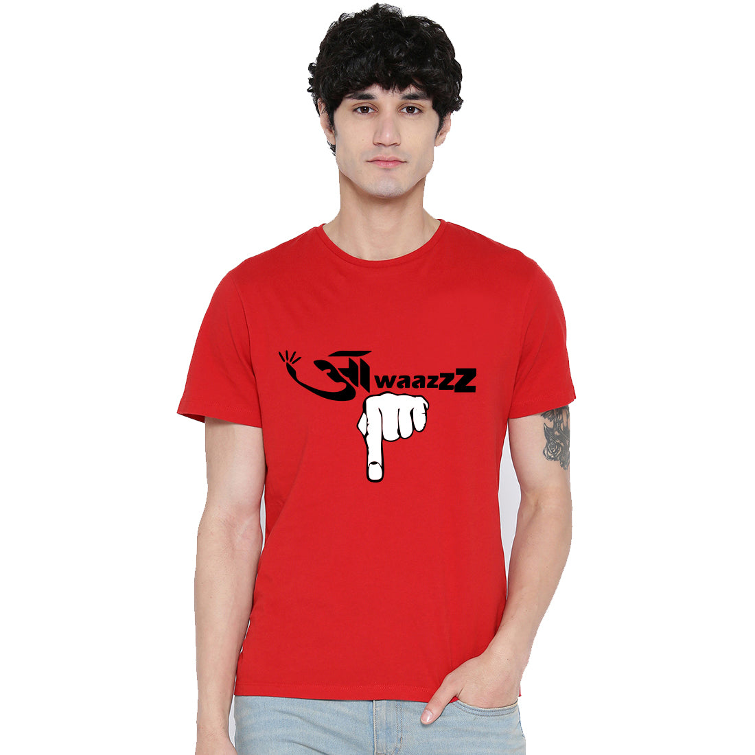 Custom Design T-Shirts for kids in kolkata #color_red