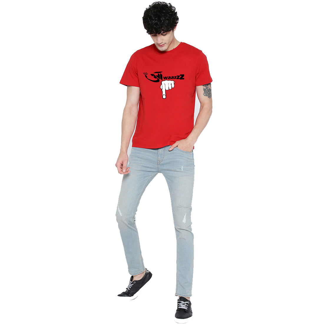 Custom Design T-Shirts for kids in kolkata #color_red