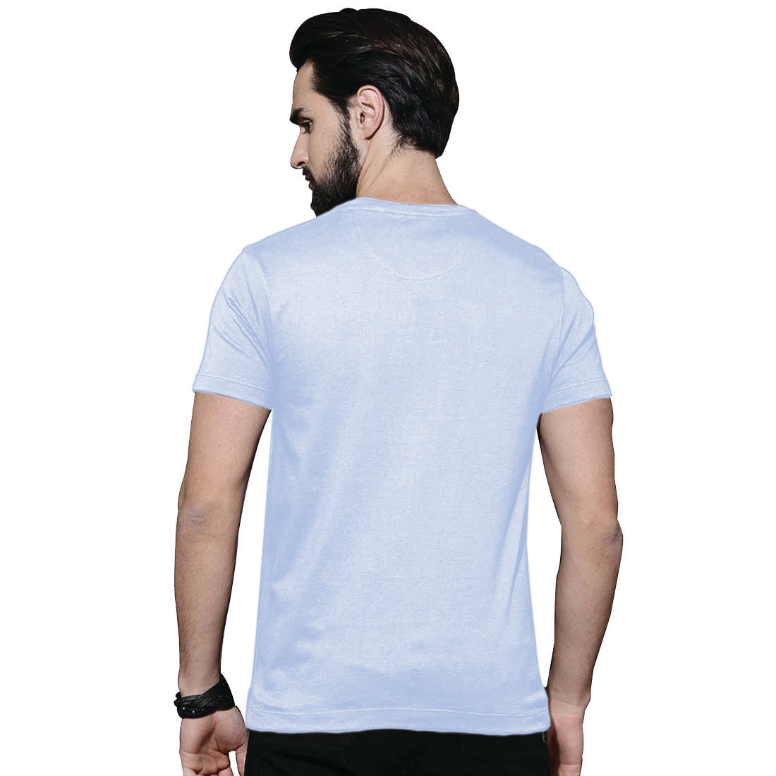 Plain Pure Cotton T-Shirt For Men