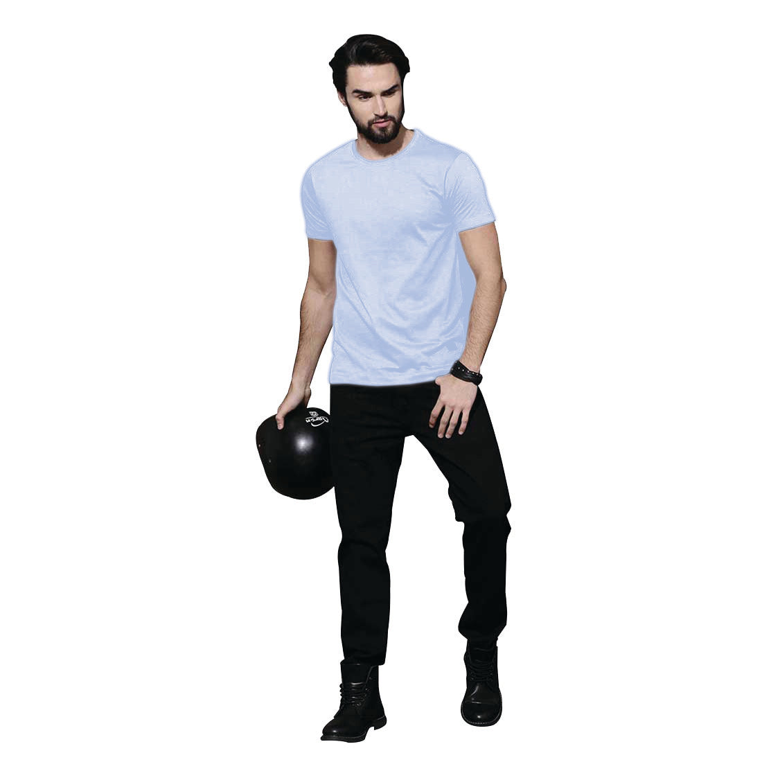 Plain Pure Cotton T-Shirt For Men