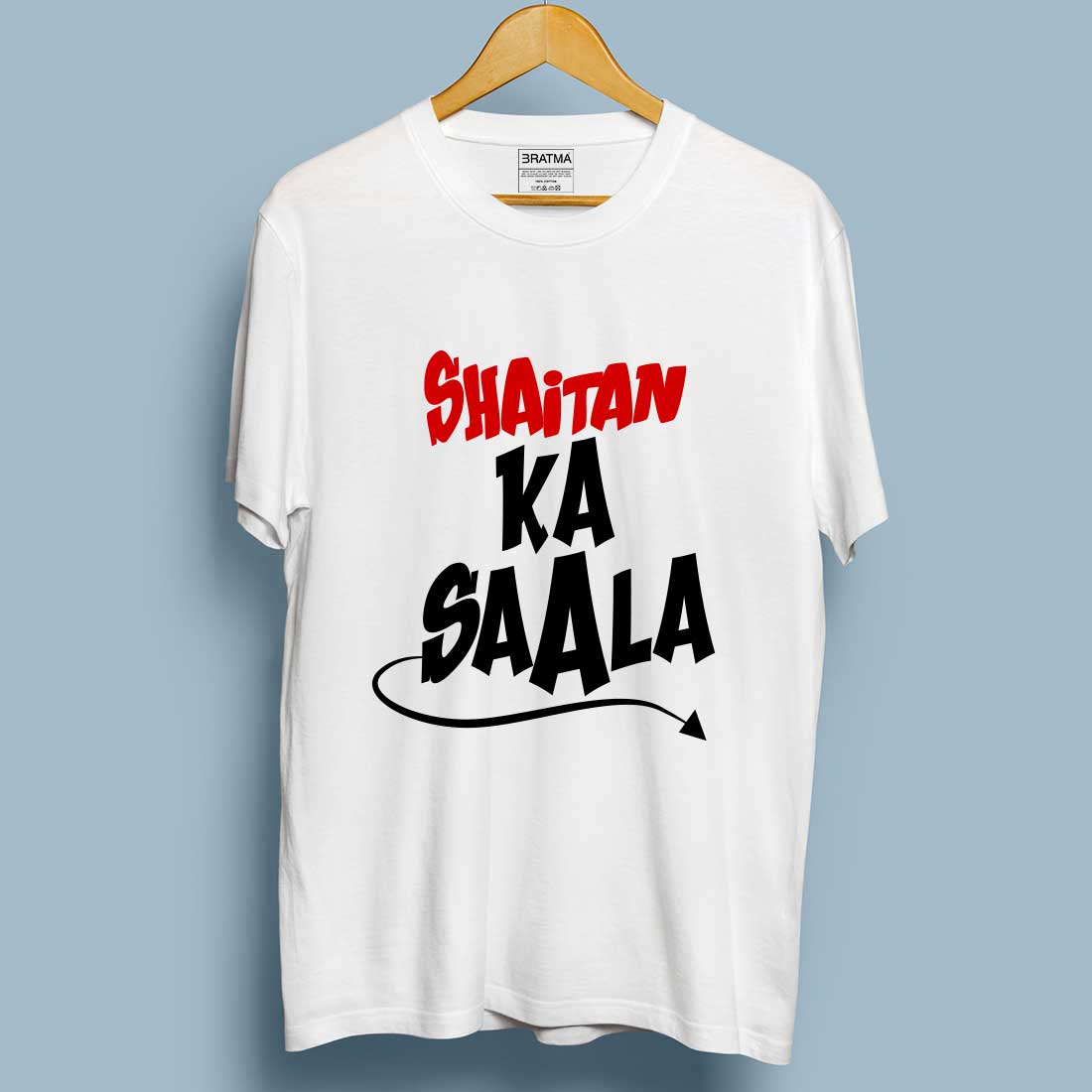Printed White Men T-Shirt