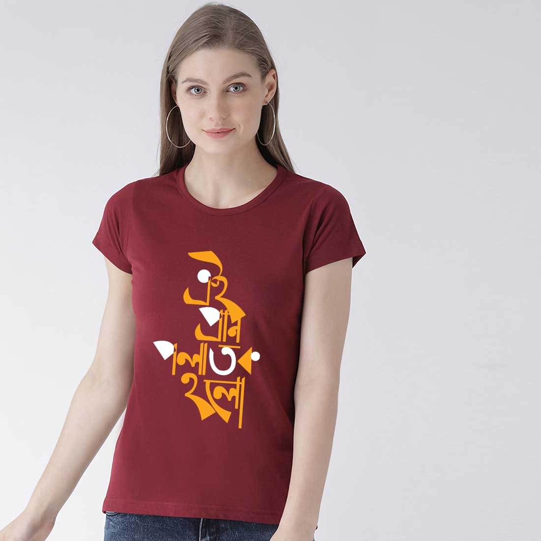 Custom T-Shirt Printing online #color_maroon
