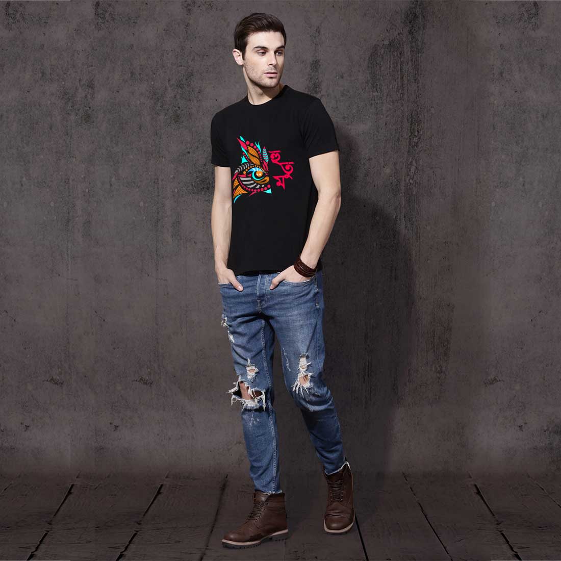 



Size Chart
Chest
Hight


S
Small
38
26


M


Medium


40
27


L

Large

42
28


XL
Extra Large
44
29


2XL
2XL
46
30





100% Cotton Bio-Washed
Suitable for dai
