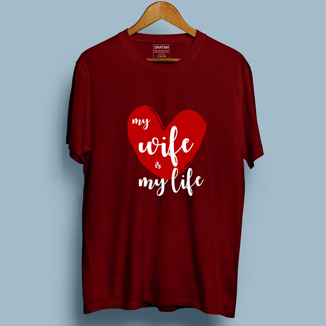 Wife & Hubby Matching Quoted Tshirt for Couple