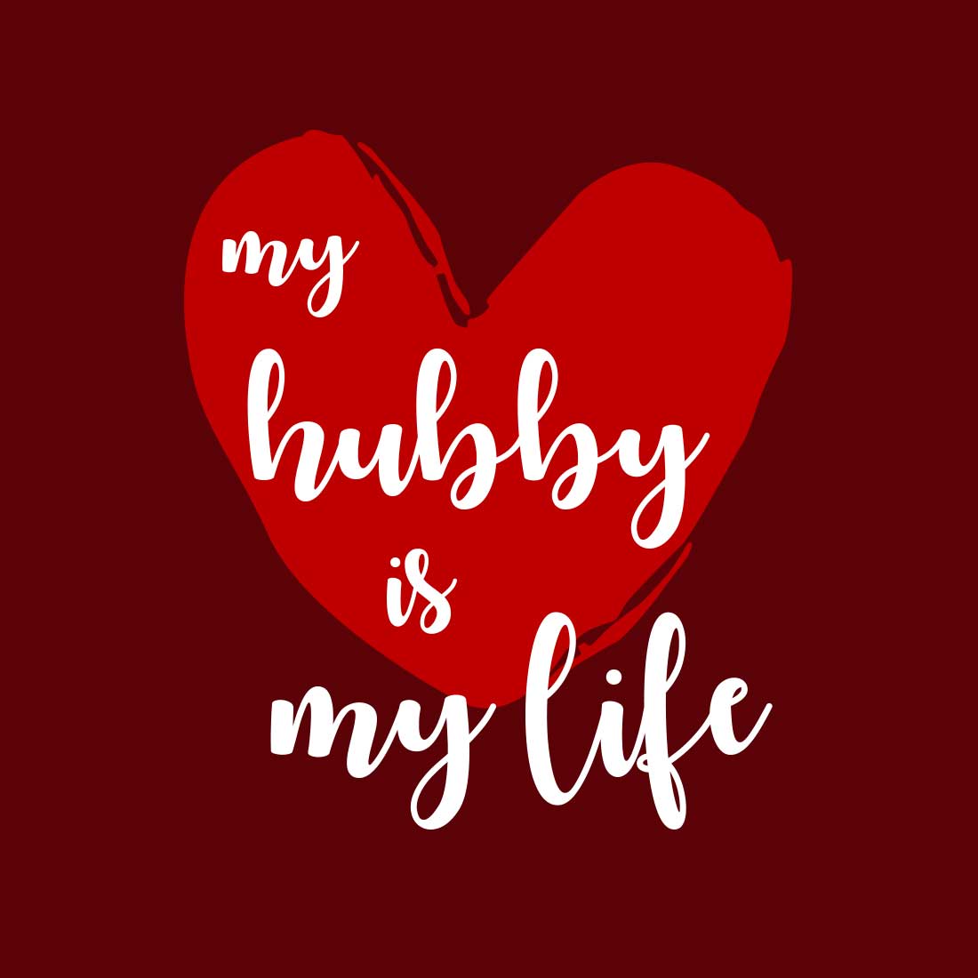 Wife & Hubby Matching Quoted Tshirt for Couple